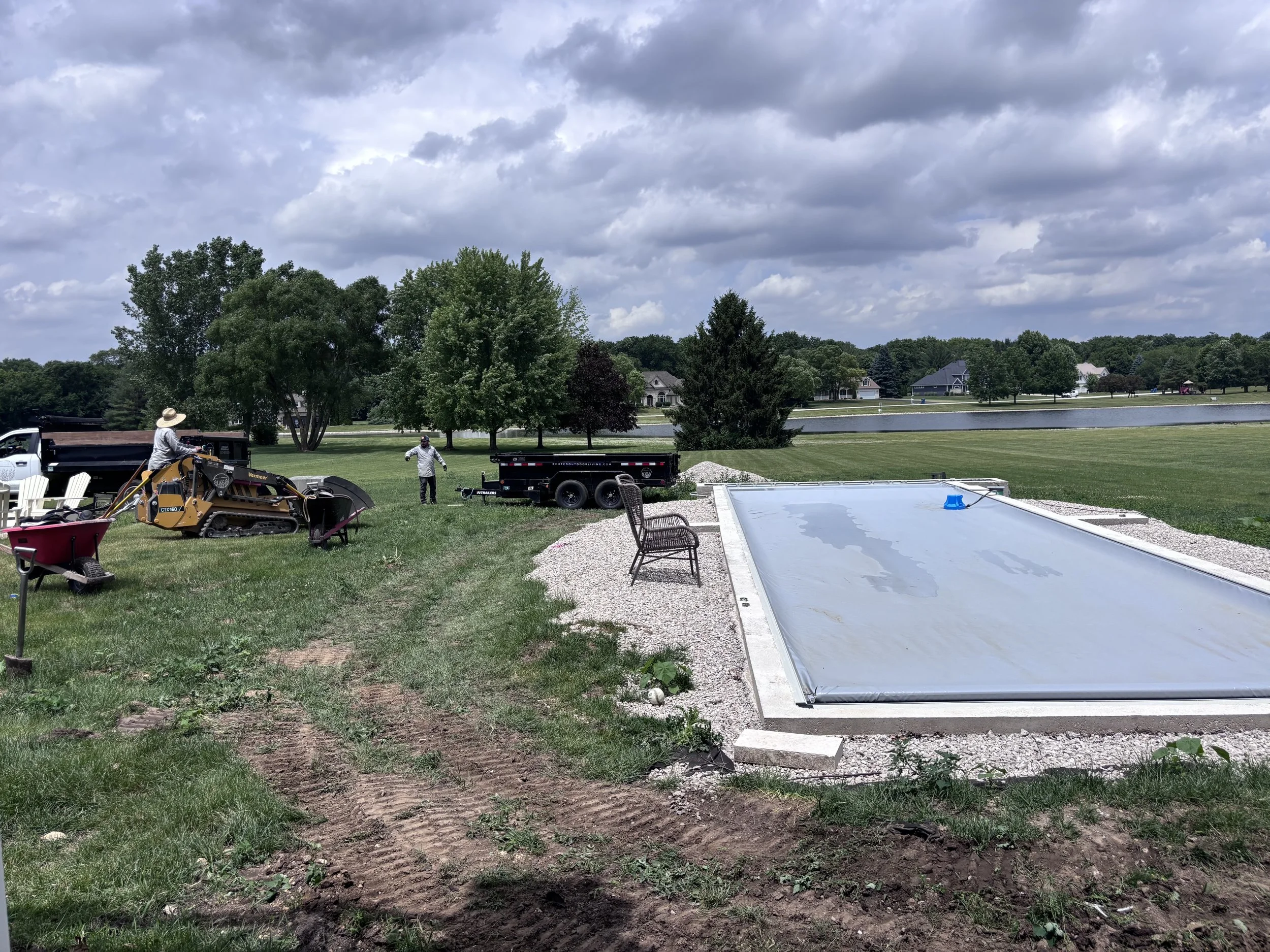 transforming a blank canvas into the ultimate backyard gathering space