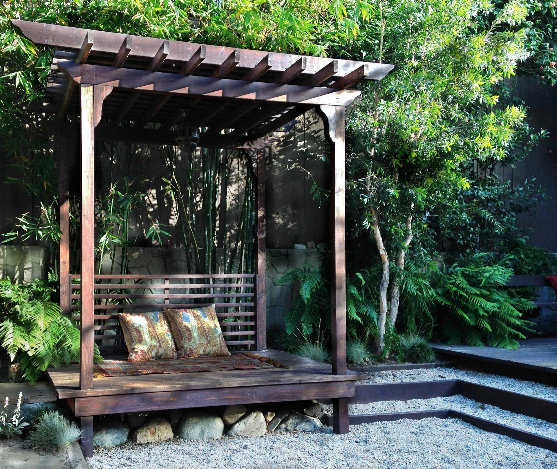 a quiet place to sit and breathe