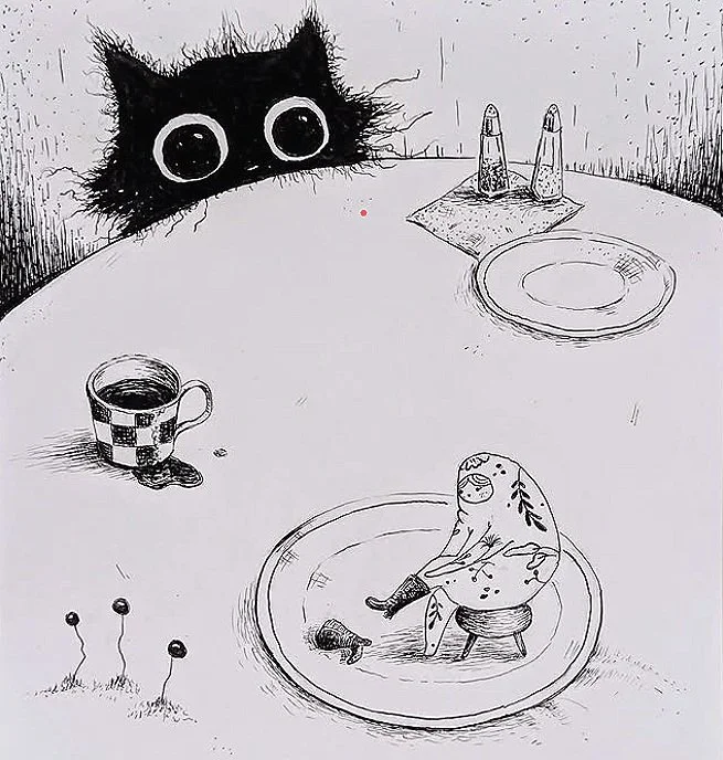 Ink on paper
