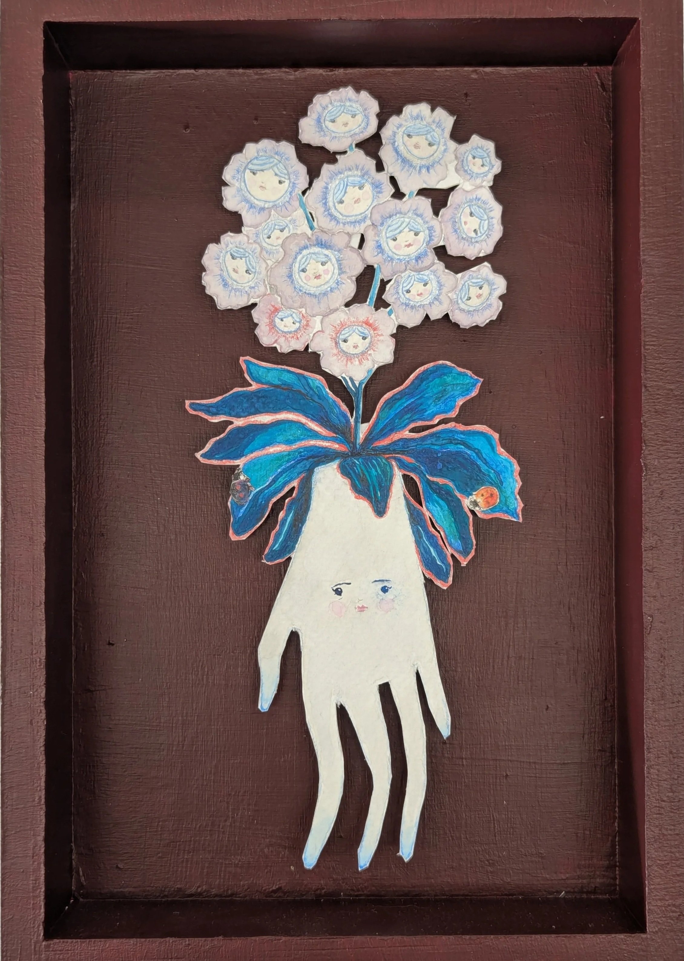 "Testatur natura"
Watercolour & watercolour pencils