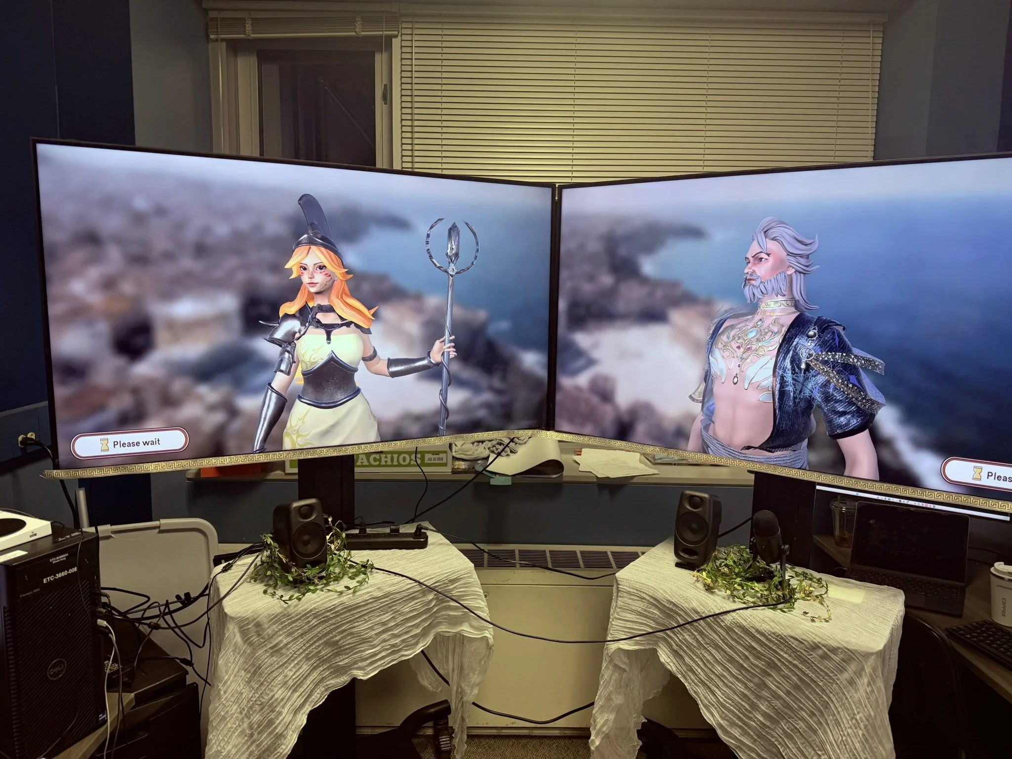 A Mythological Conversation with AI