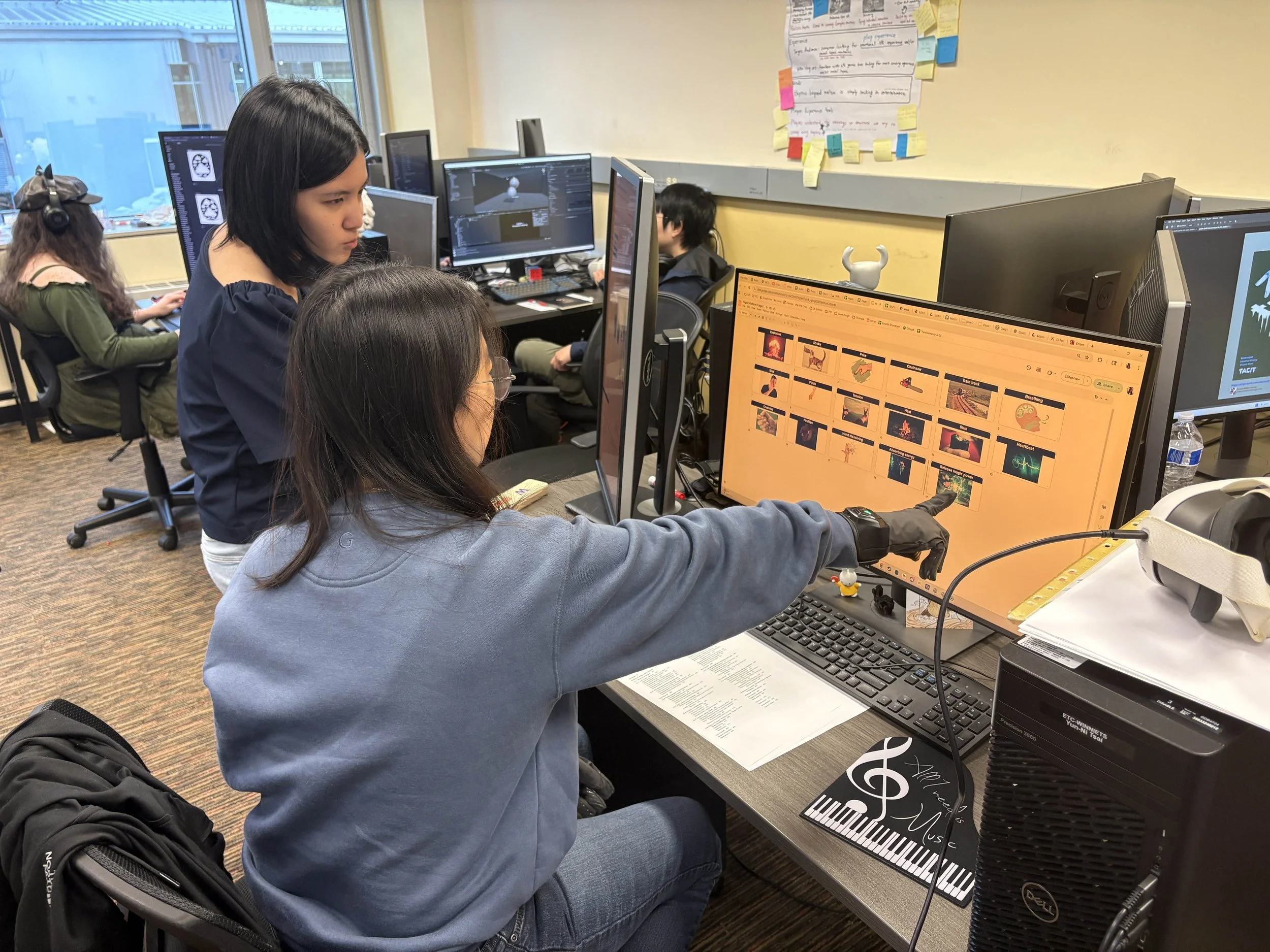 Tacit Uses Haptics to Elicit Intended Emotion