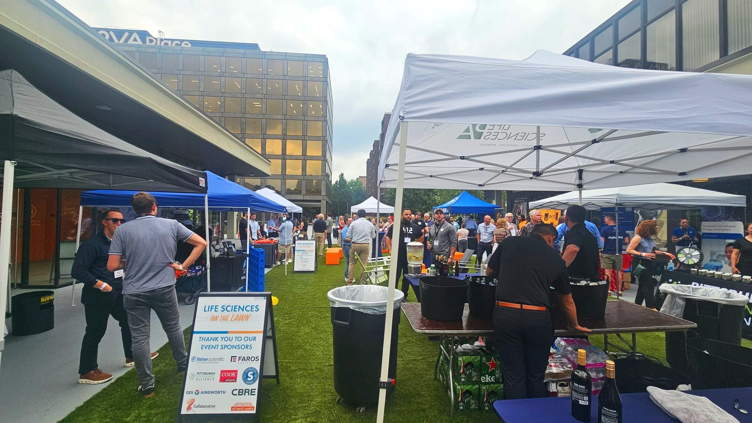 Photo of the Life Sciences on the Lawn 2026 event. Source: Jen Luke/Hot Metal Campus.