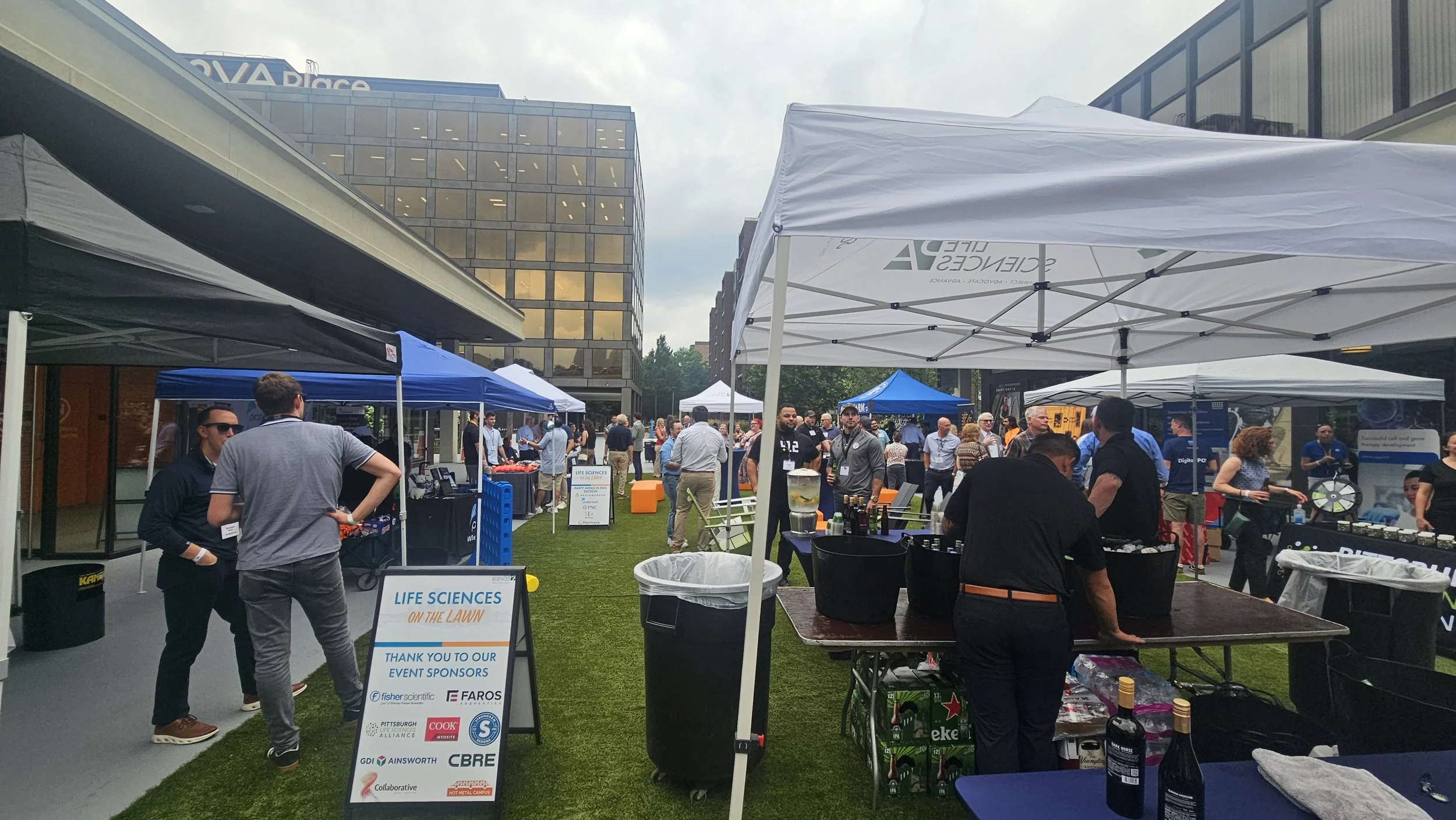 Photo of the Life Sciences on the Lawn 2026 event. Source: Jen Luke/Hot Metal Campus.