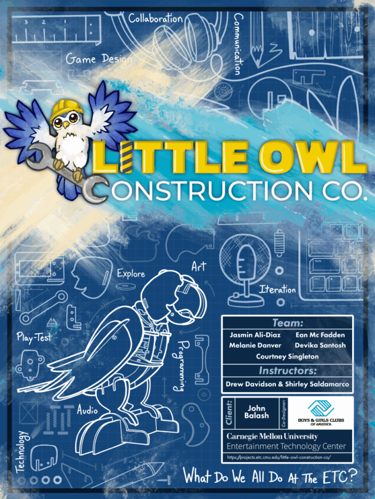 Project poster for Little Owl Construction Co. Poster Credit: Little Owl Construction Co.