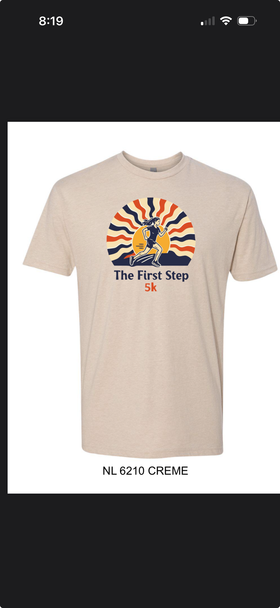 2026 The First Step 5k Event T-Shirt