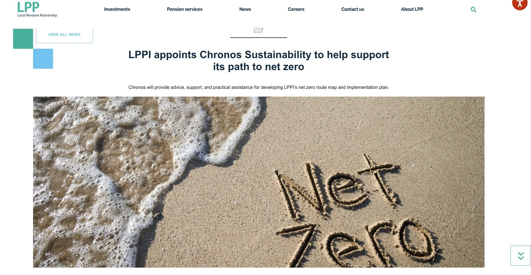 LPPI appoints Chronos Sustainability to help support its path to net zero