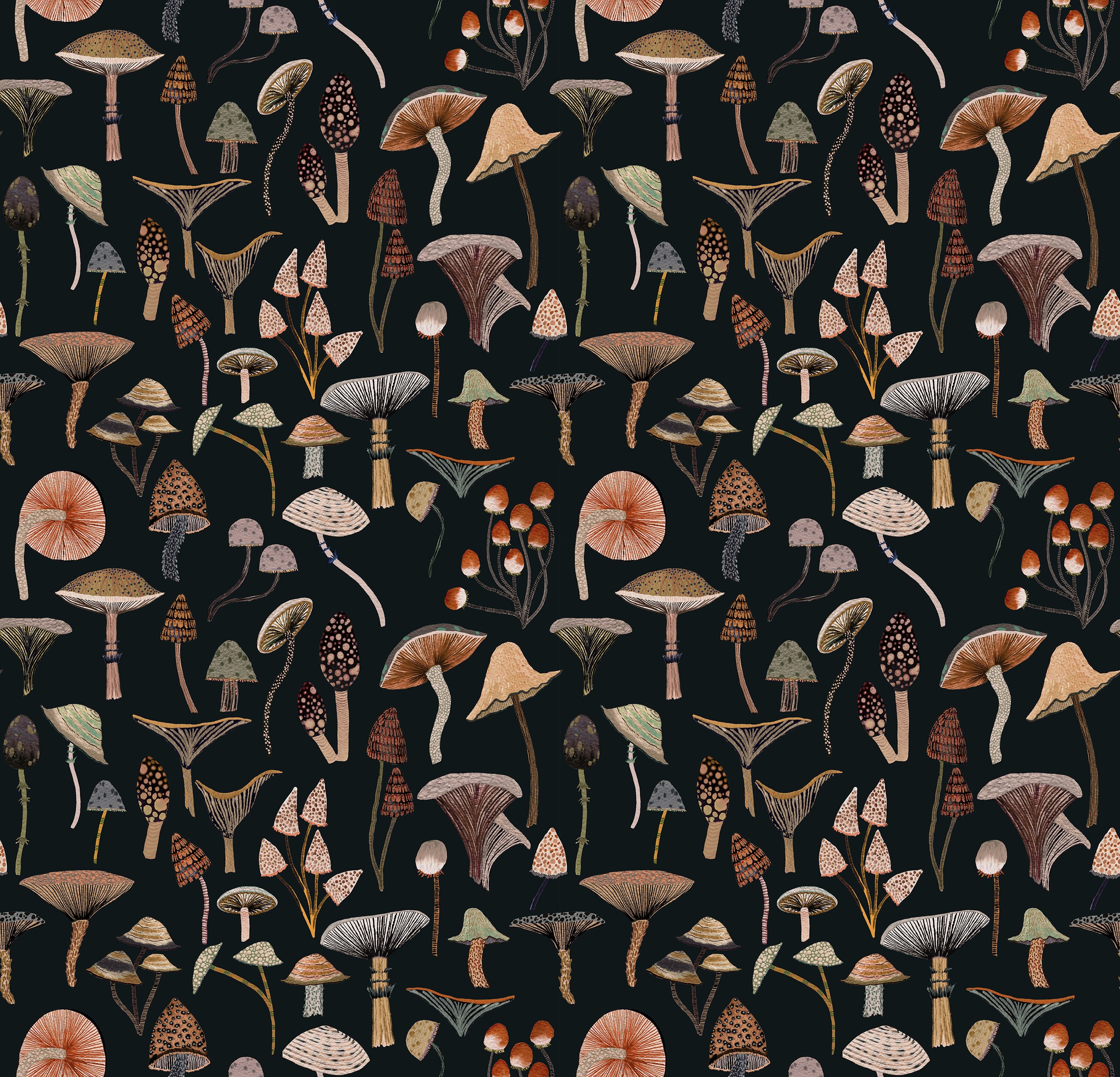 Inky mushrooms wallpaper full repeat.jpg