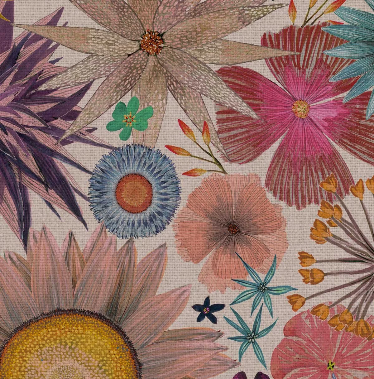 FLOWER POWER 'FULL BLOOM' - FABRIC