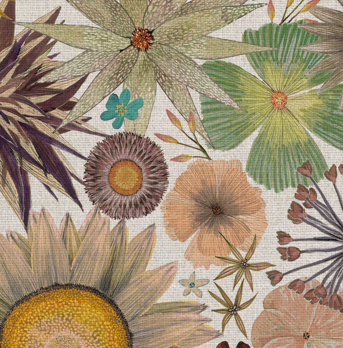 FLOWER POWER 'BARLEY BLOOM' - FABRIC