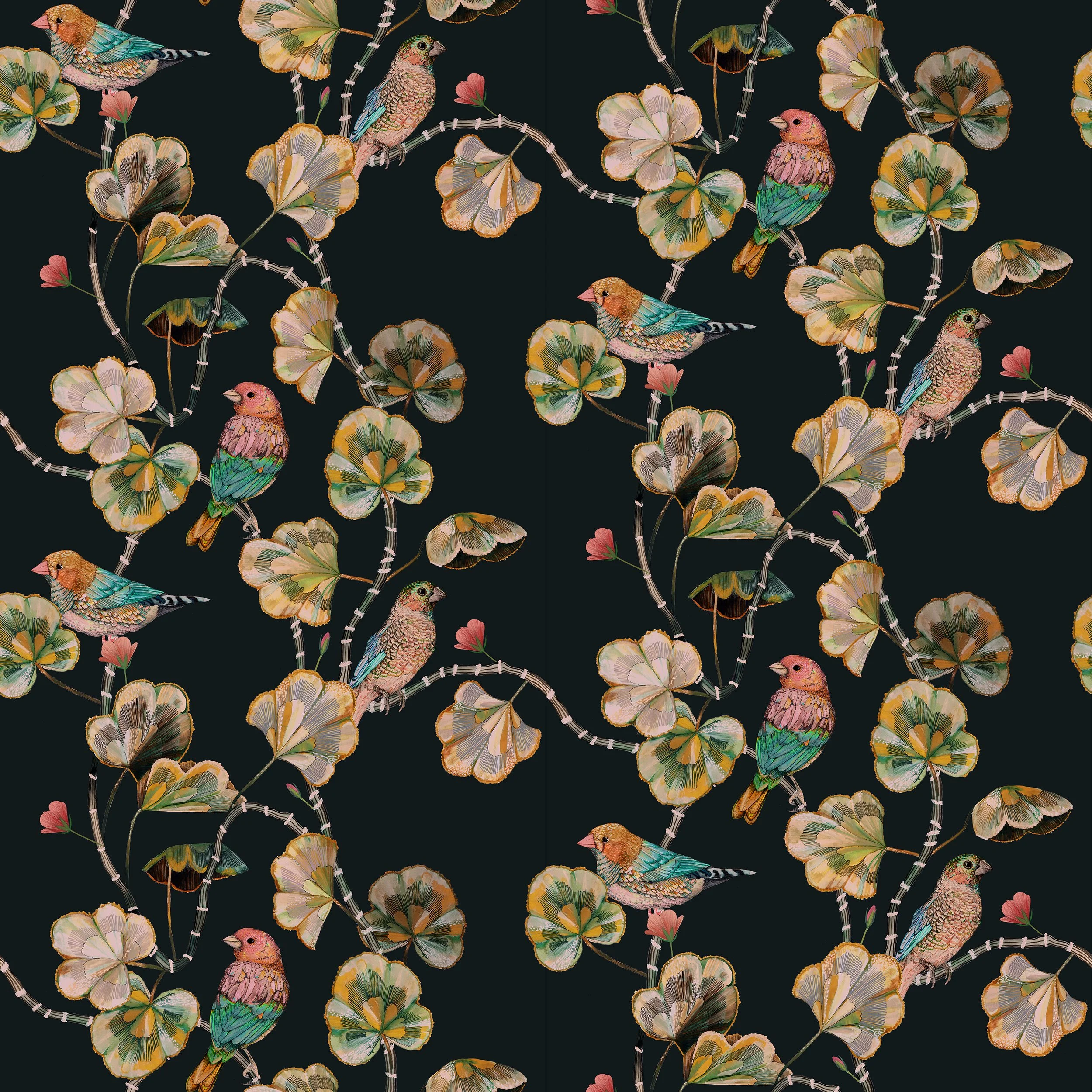 Darwins glass house moon wallpaper in repeat.jpg