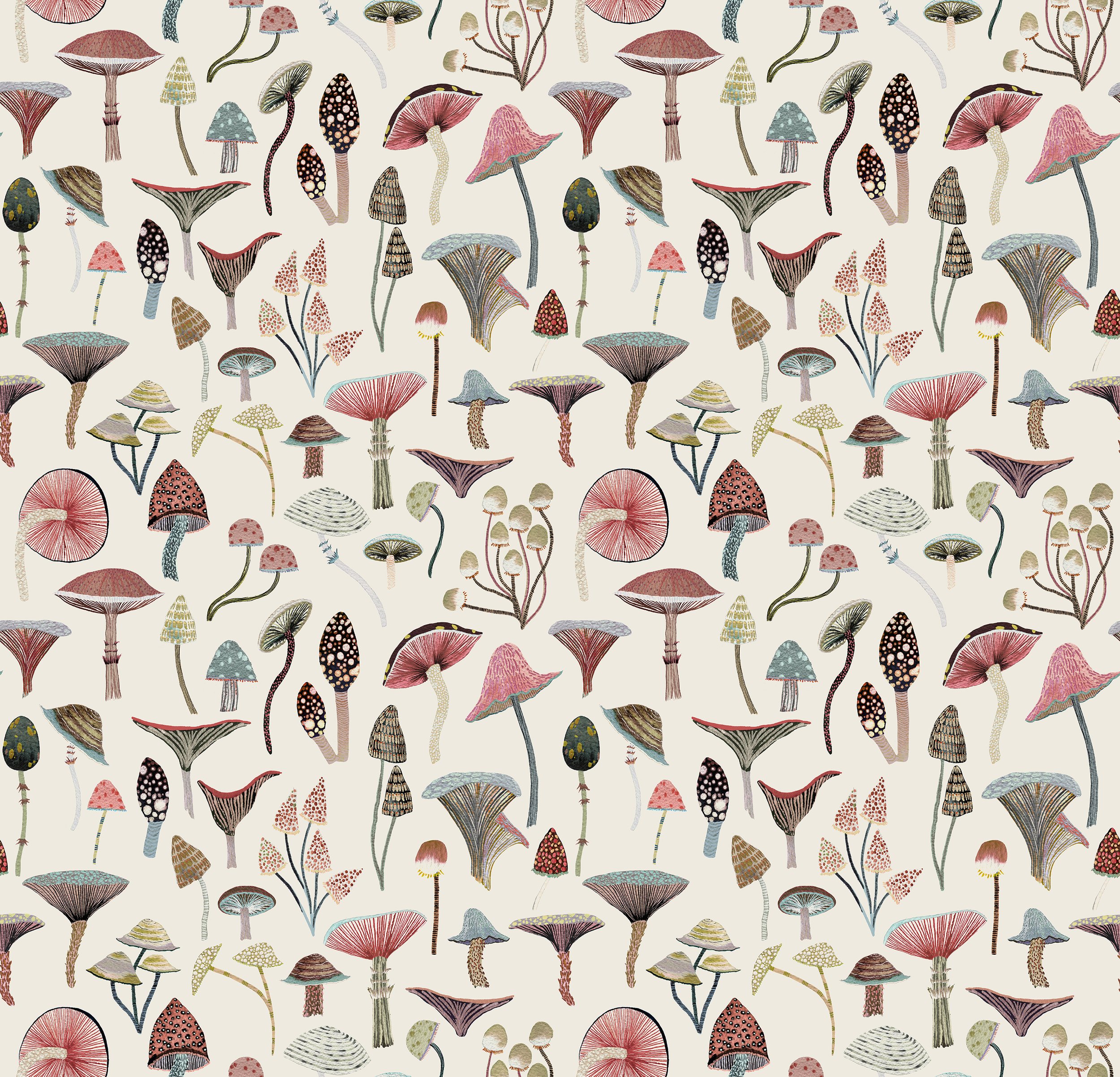 TawnyMushrooms wallpaper in repeat.jpg