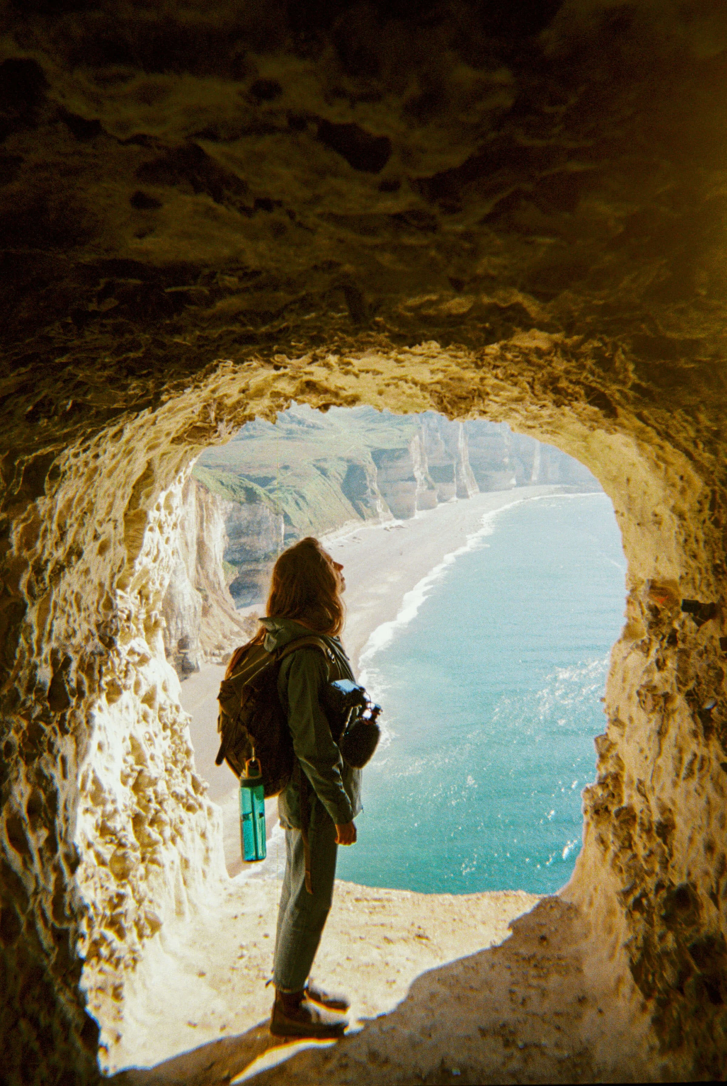 Etretat cave on analog photography.jpg
