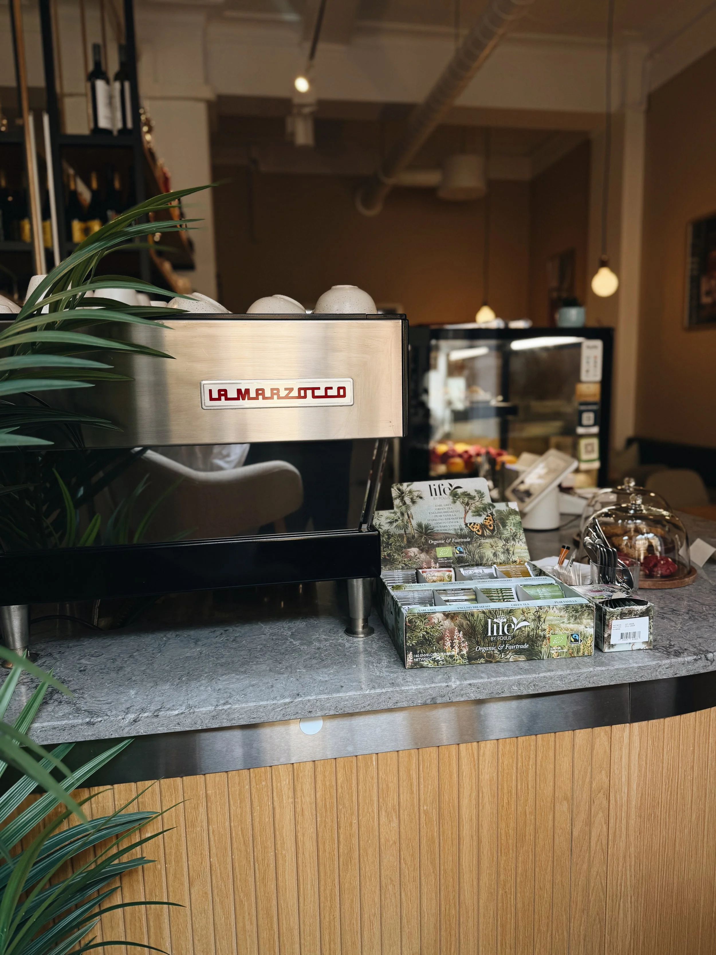 Miljöbild från caféet