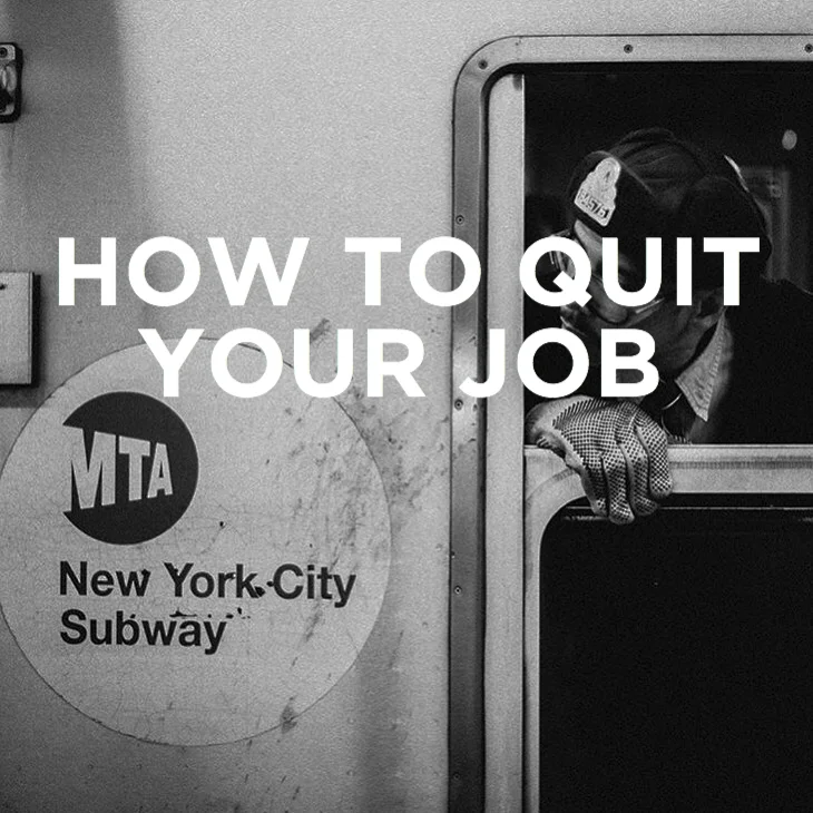 How to quit your job 