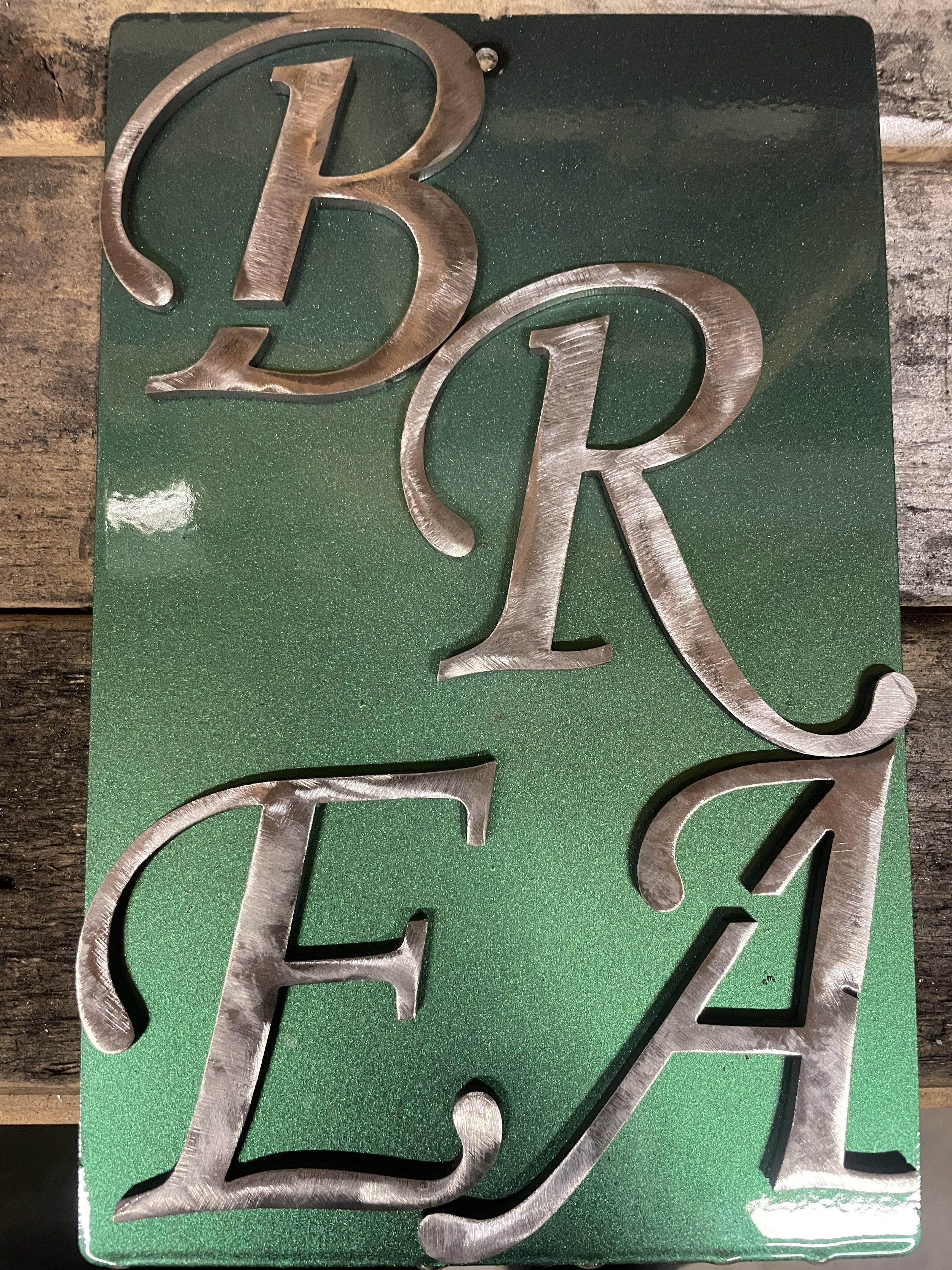 Steel Letters