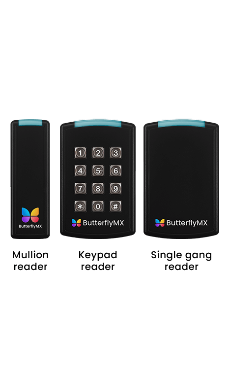 ButterflyMx Readers - Keypad, Single Gang, & Mullion