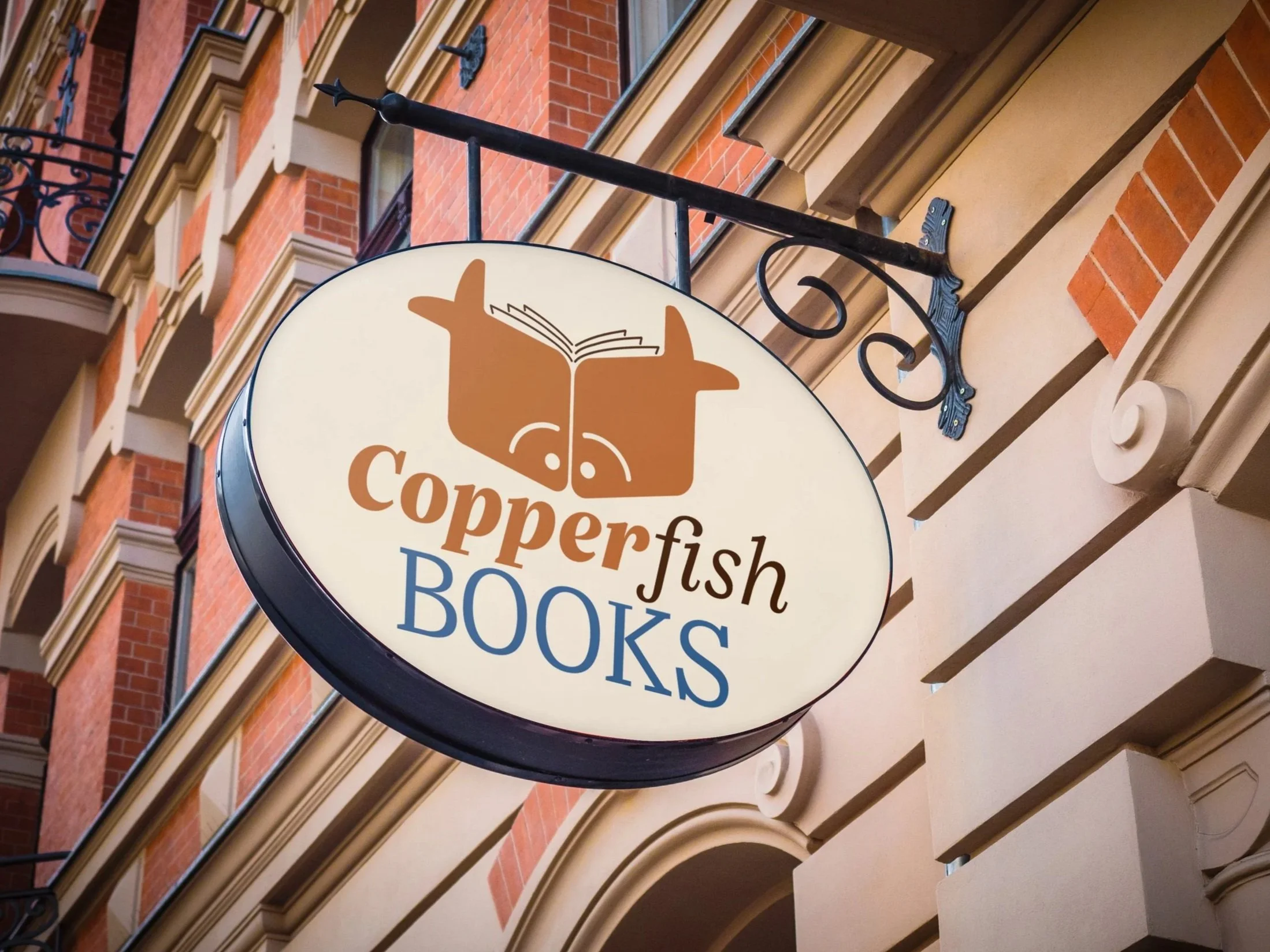 Speculative Copperfish Books Logo Design + Rebrand