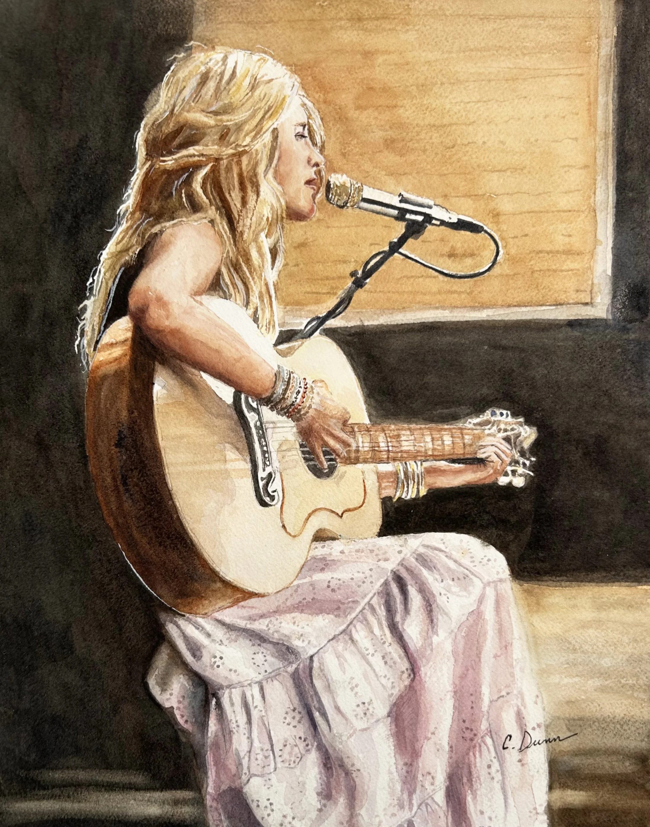Diamonds and Rust 11x14 inches