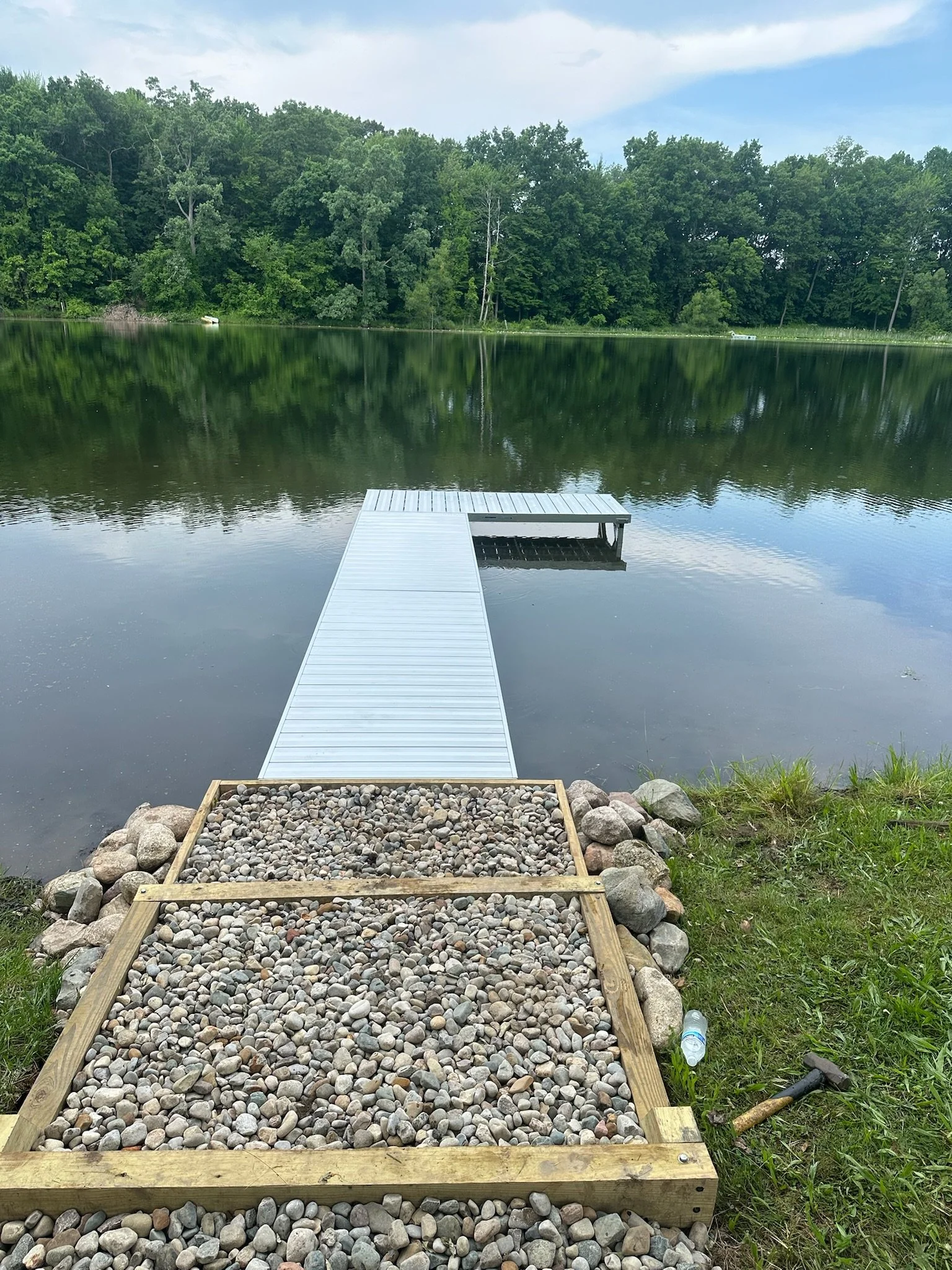 Pathway out to Aluminum Dock