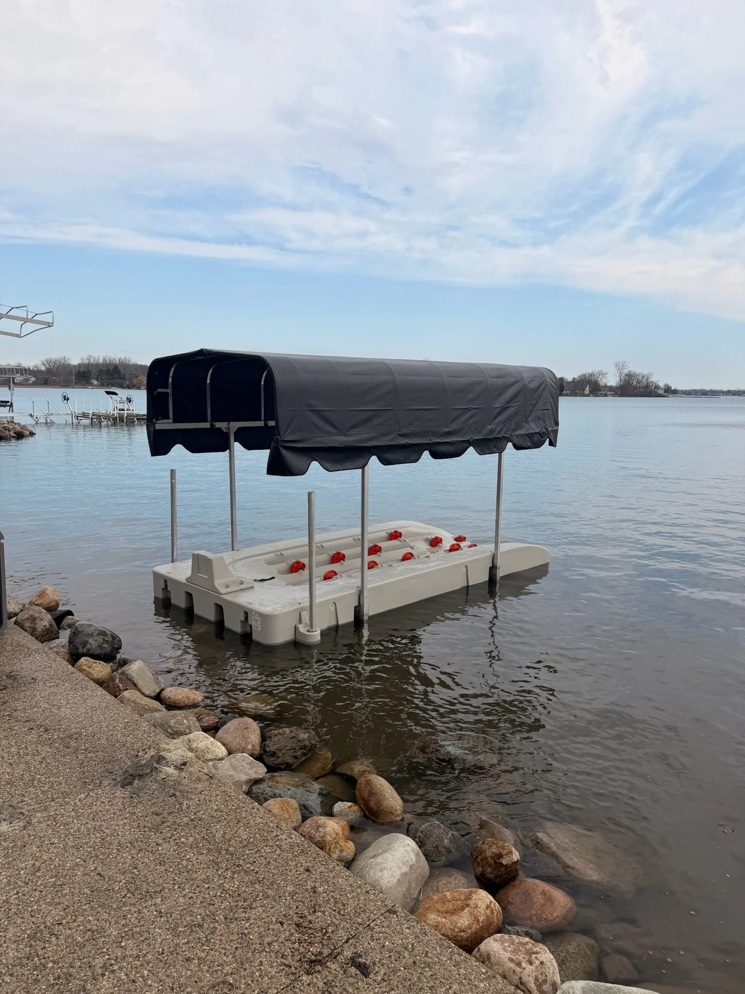 PWC Port with black canopy