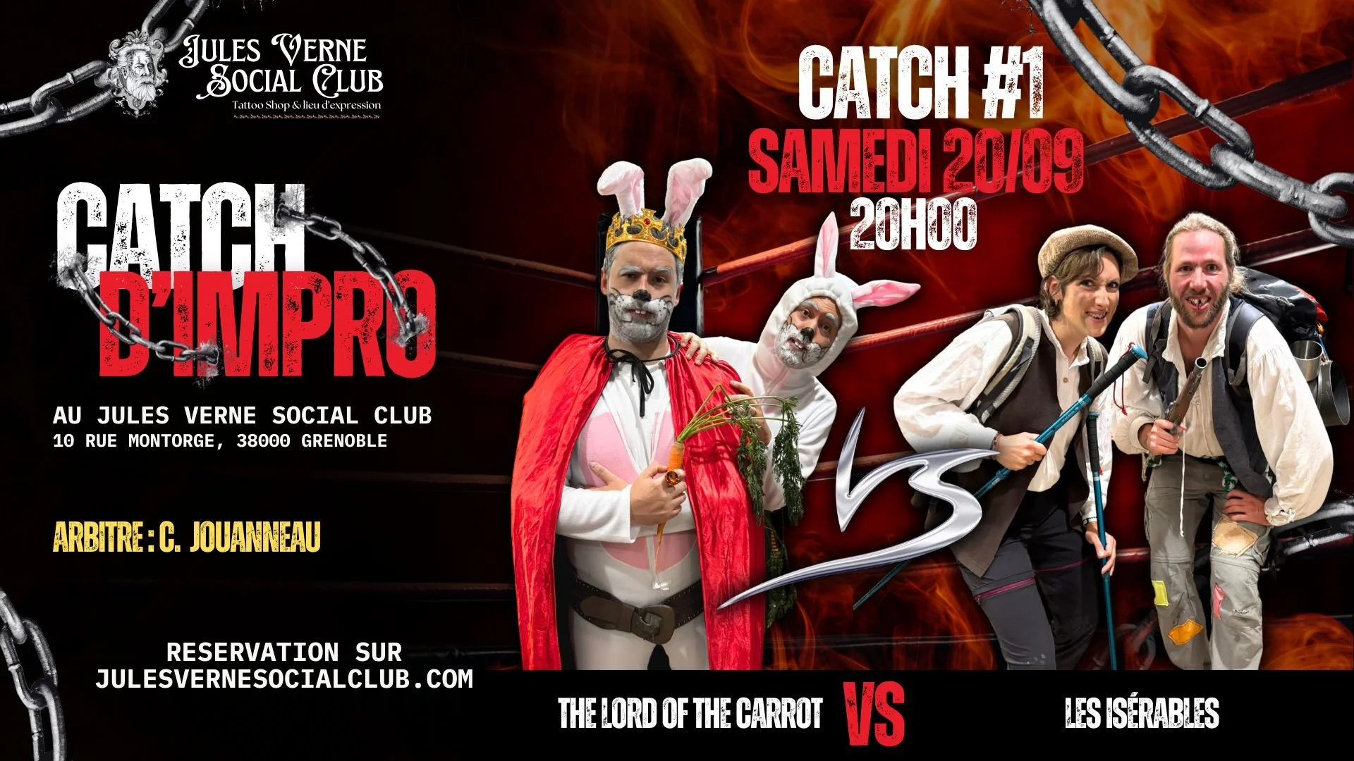 Catch #1 : The Lord Of The Carrot VS Les Isérables