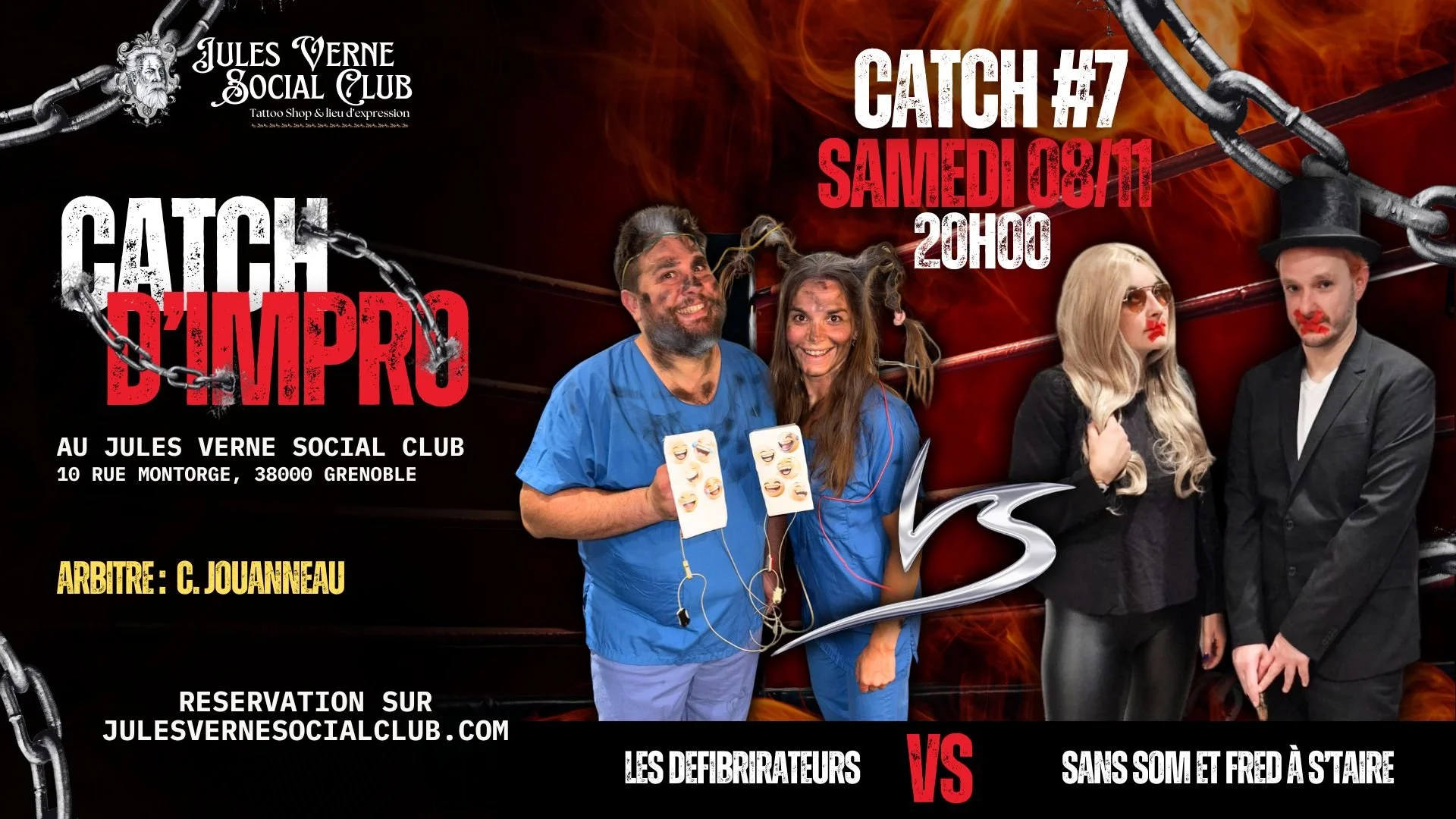 Catch #7 : Les Défibrirateurs VS Sans Som et Fred à S’Taire