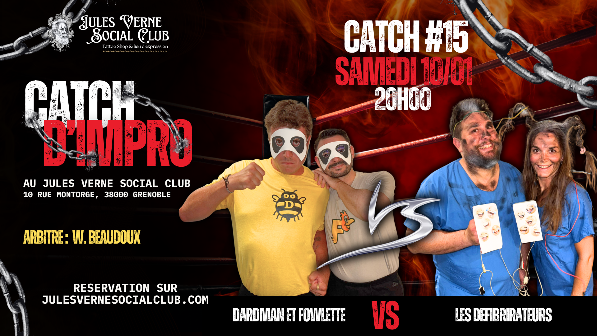 Catch #15 : Dardman Et Fowlette VS Les Defibrirateurs