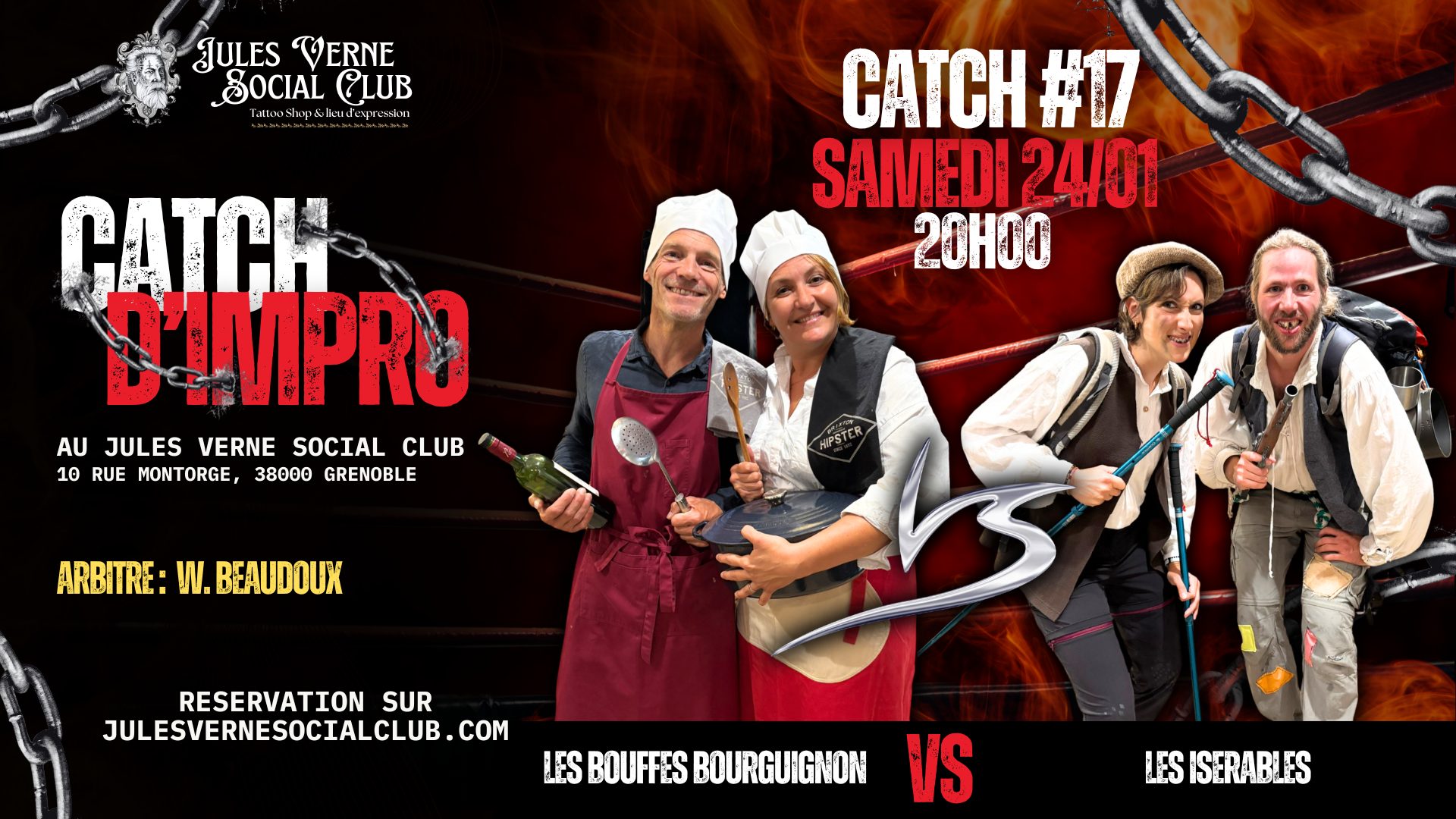 Catch #17 : Les Bouffe Bourguignon VS Les Isérables