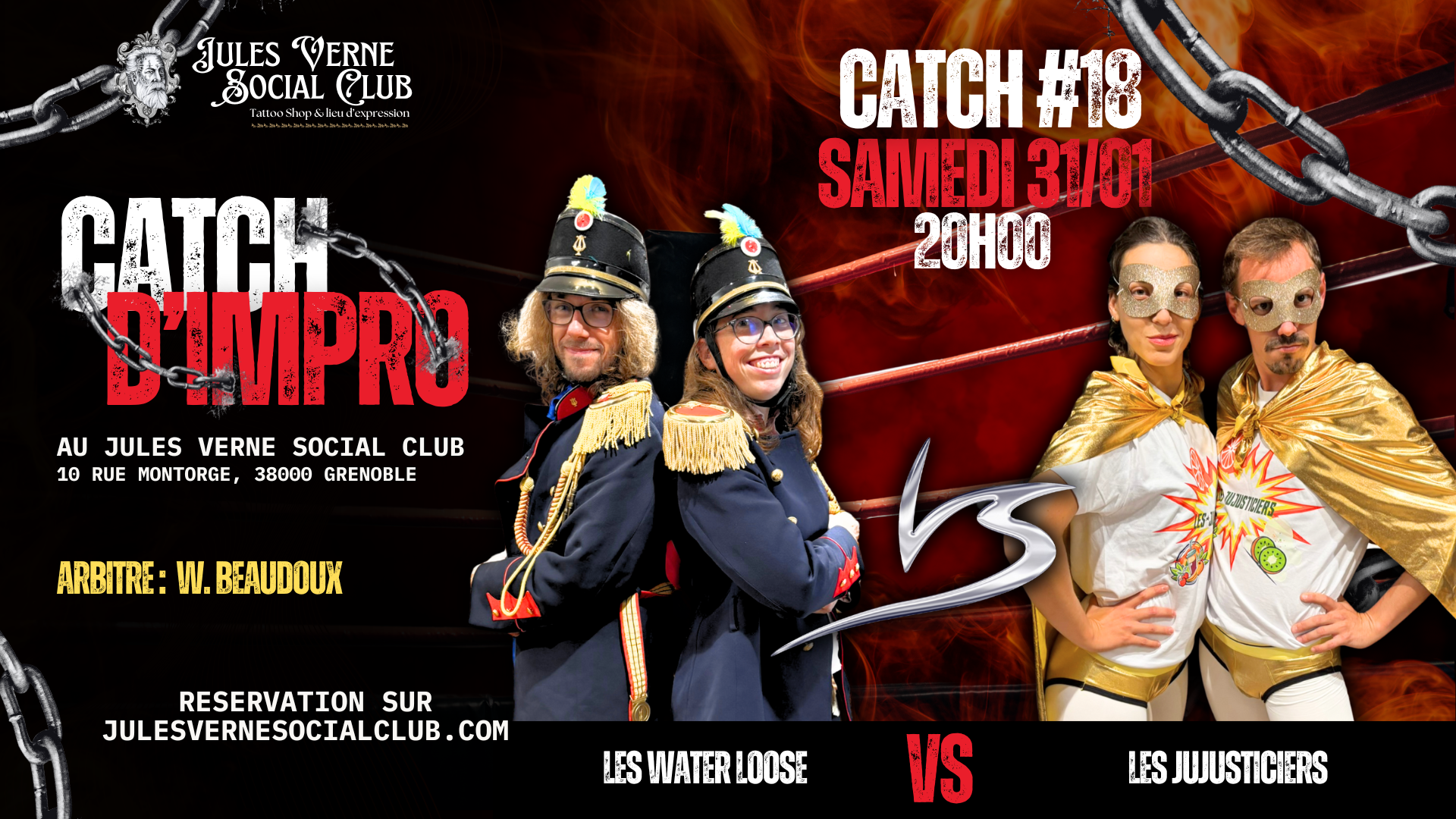 Catch #18 : Les Water Loose VS Les Jujusticiers