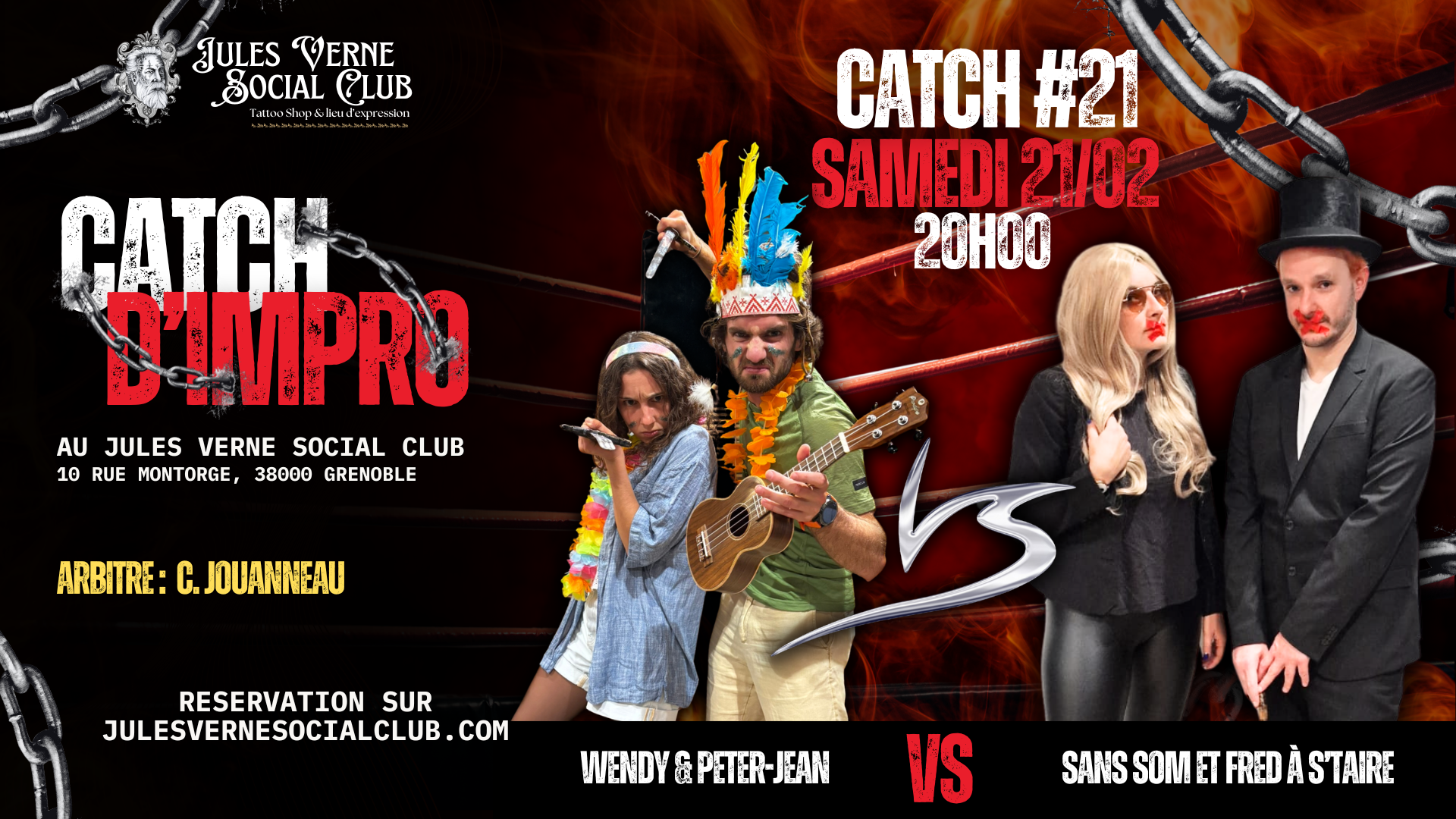 Catch #21 : Wendy Et Peter-Jean VS San Som Et Fred A S’Taire