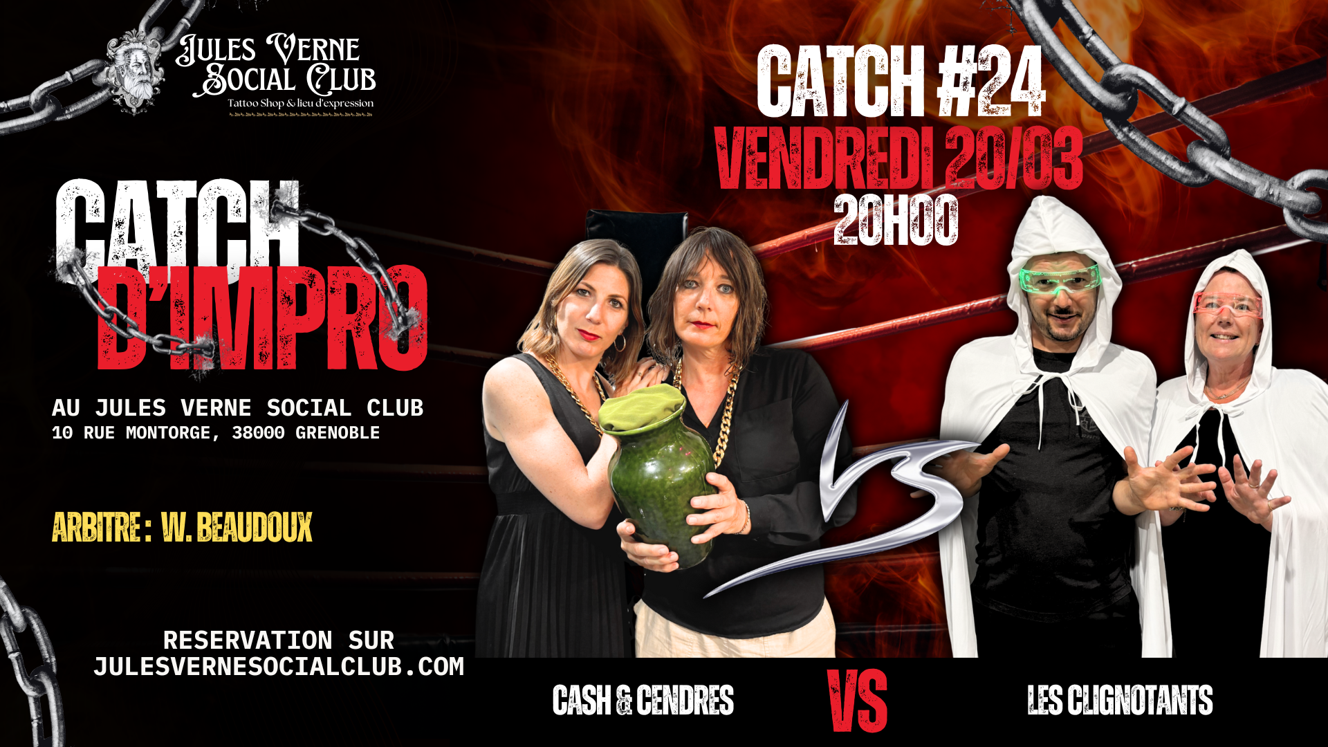 Catch #24 : Cash &amp; Cendres VS Les Clignotants