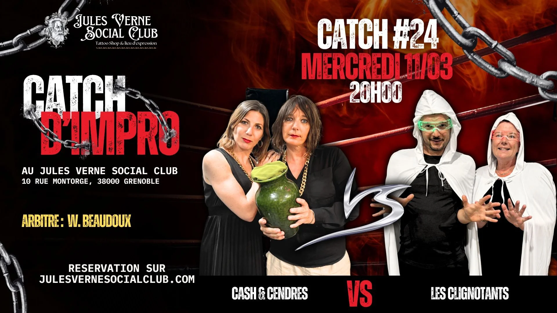 Catch #24 : Cash &amp; Cendres VS Les Clignotants