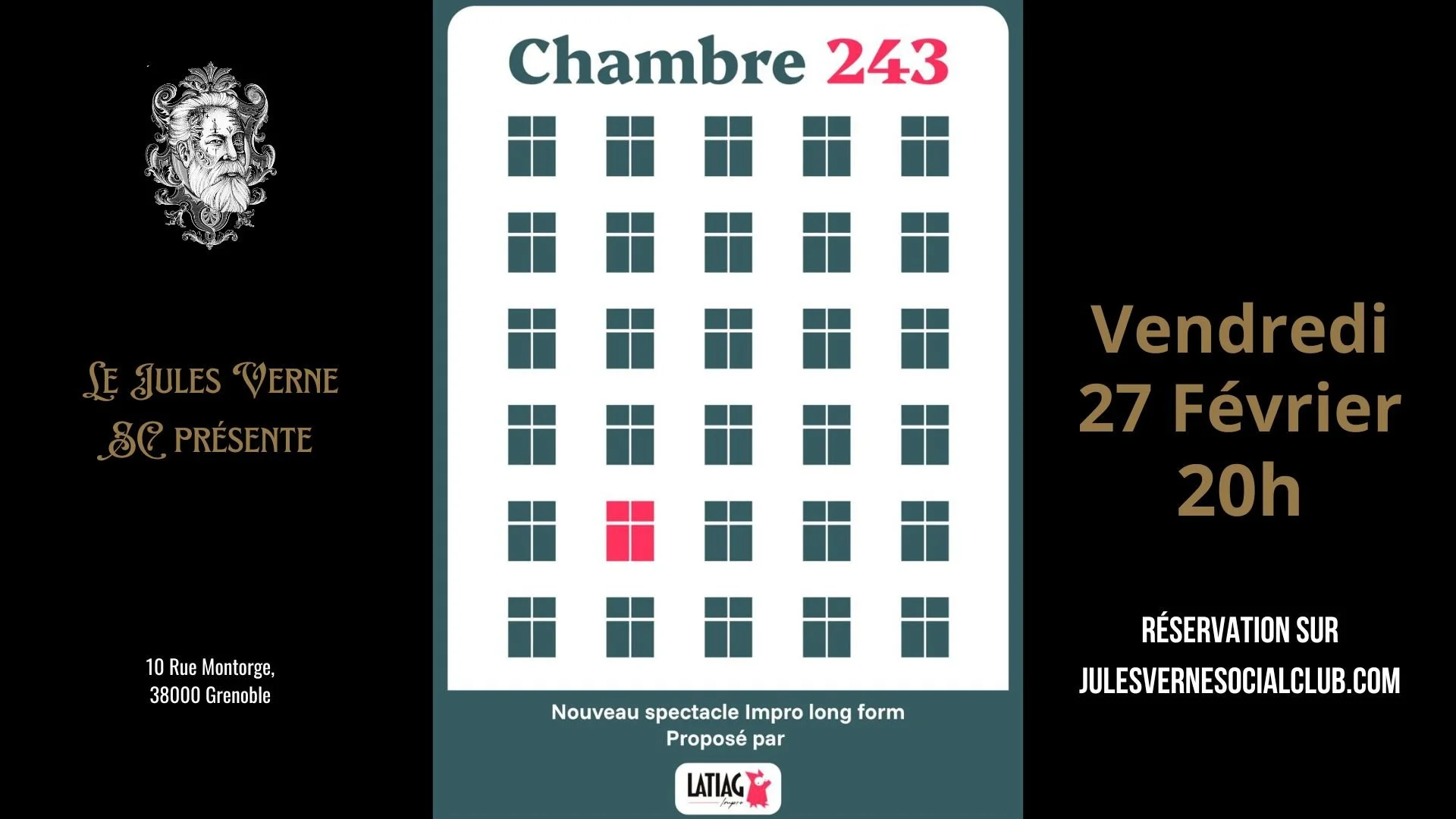 "Chambre 243" par LATIAG