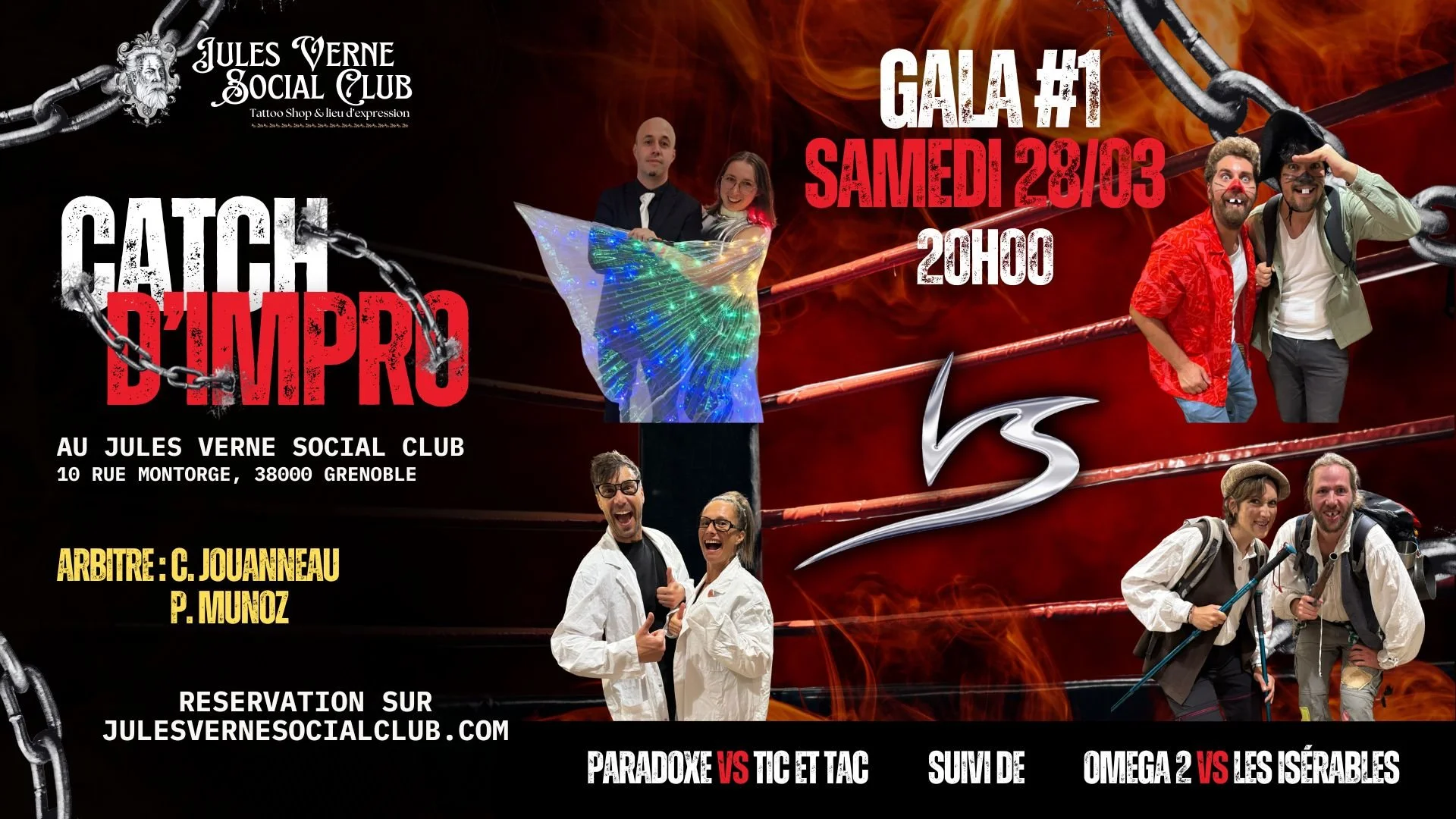 Gala #1 : Paradoxe Vs Tic &amp; Tac, Oméga 2 Vs Les Isérables