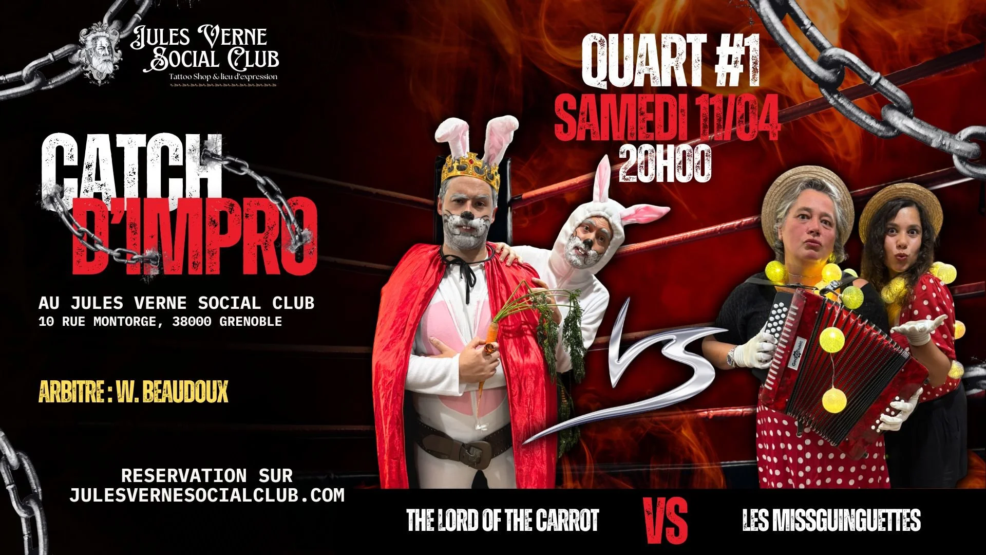 Quart #1 : The Lord Of The Carrot Vs Les Missguinguettes