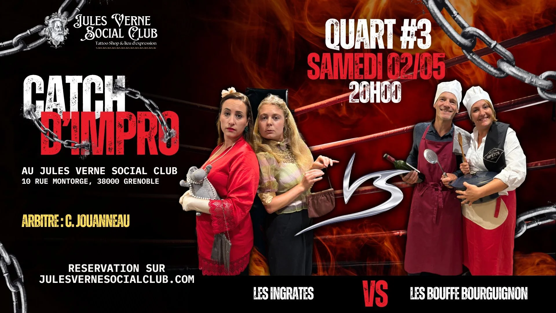 Quart #3 : Les Ingrates Vs Les Bouffe Bourguignon