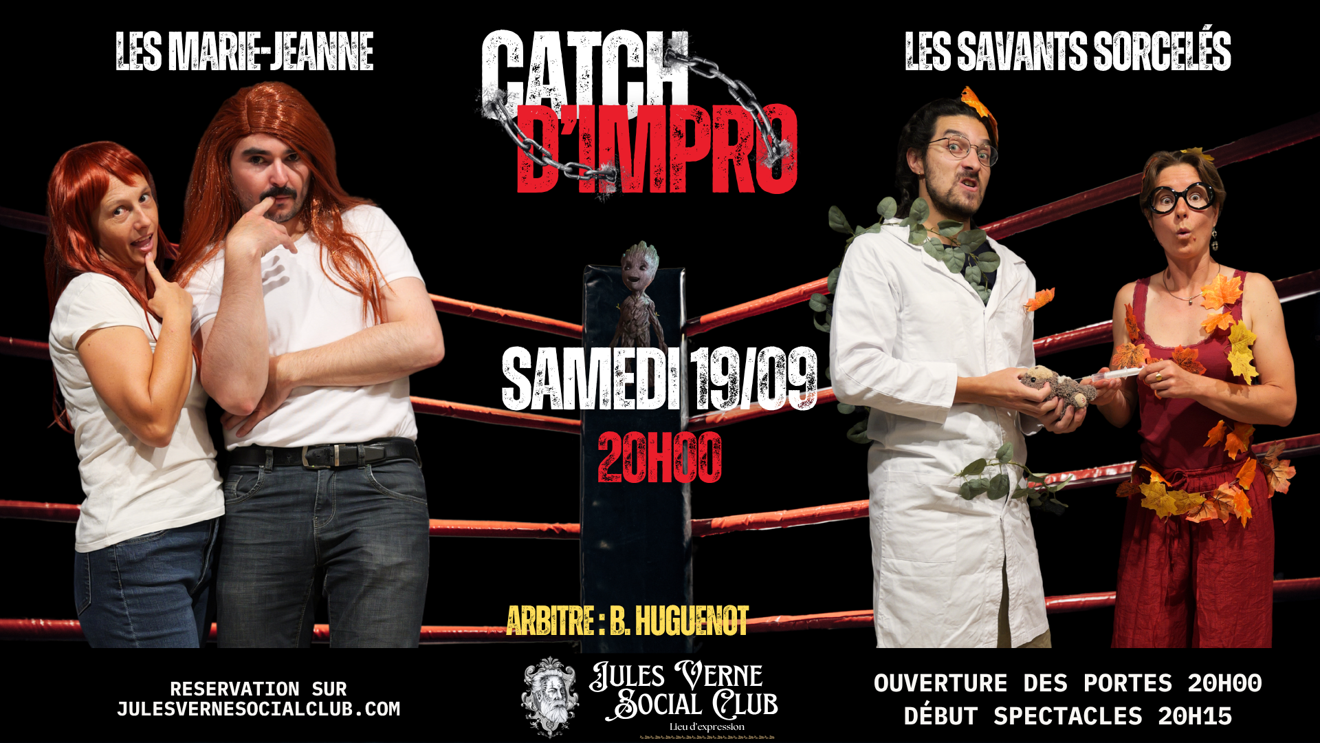 CATCH : Les Marie-Jeanne VS Les Savants Sorcelés