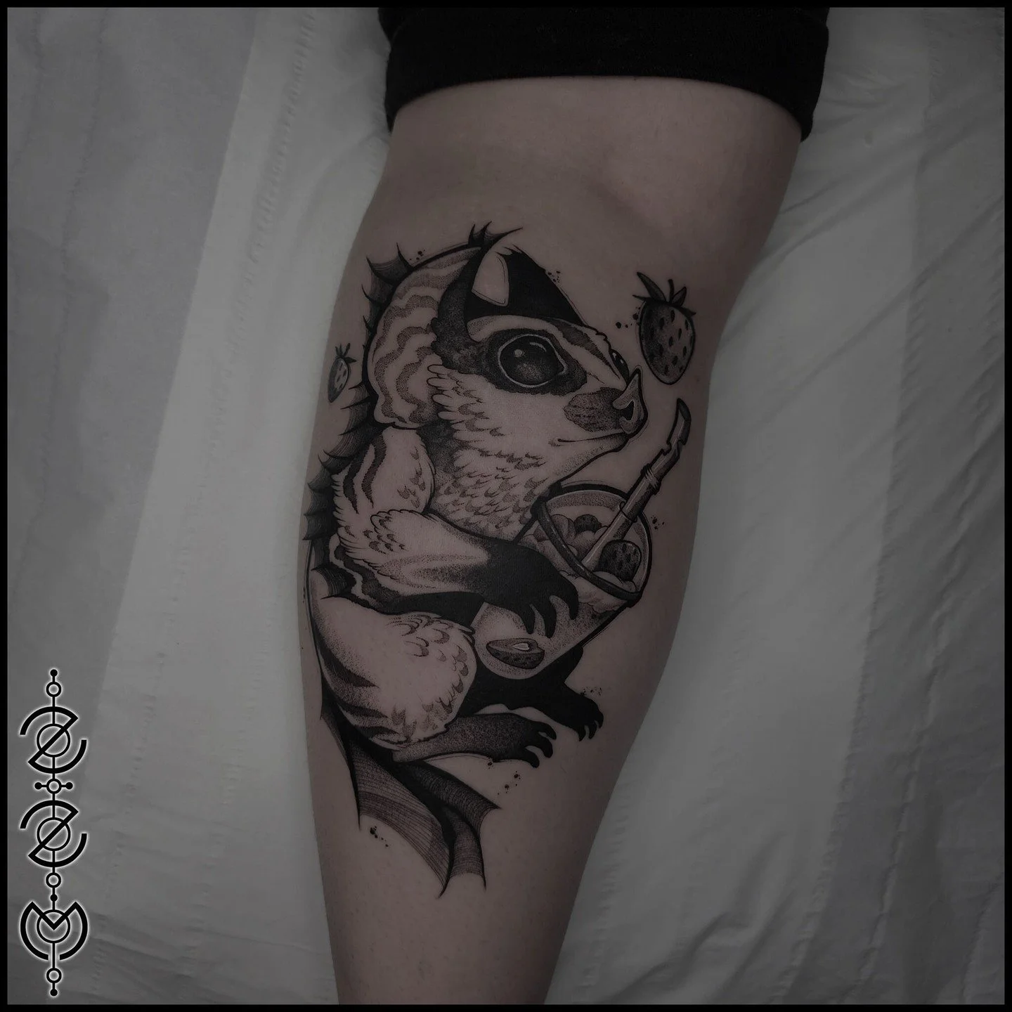 Custom creature - Swipe through!

This little guy is inspired by bats and sugar gliders, sipping on his little strawberry milkshake. Swipe to see all the different areas of detail

Through to the end you see him alongside his buddy who's all healed u