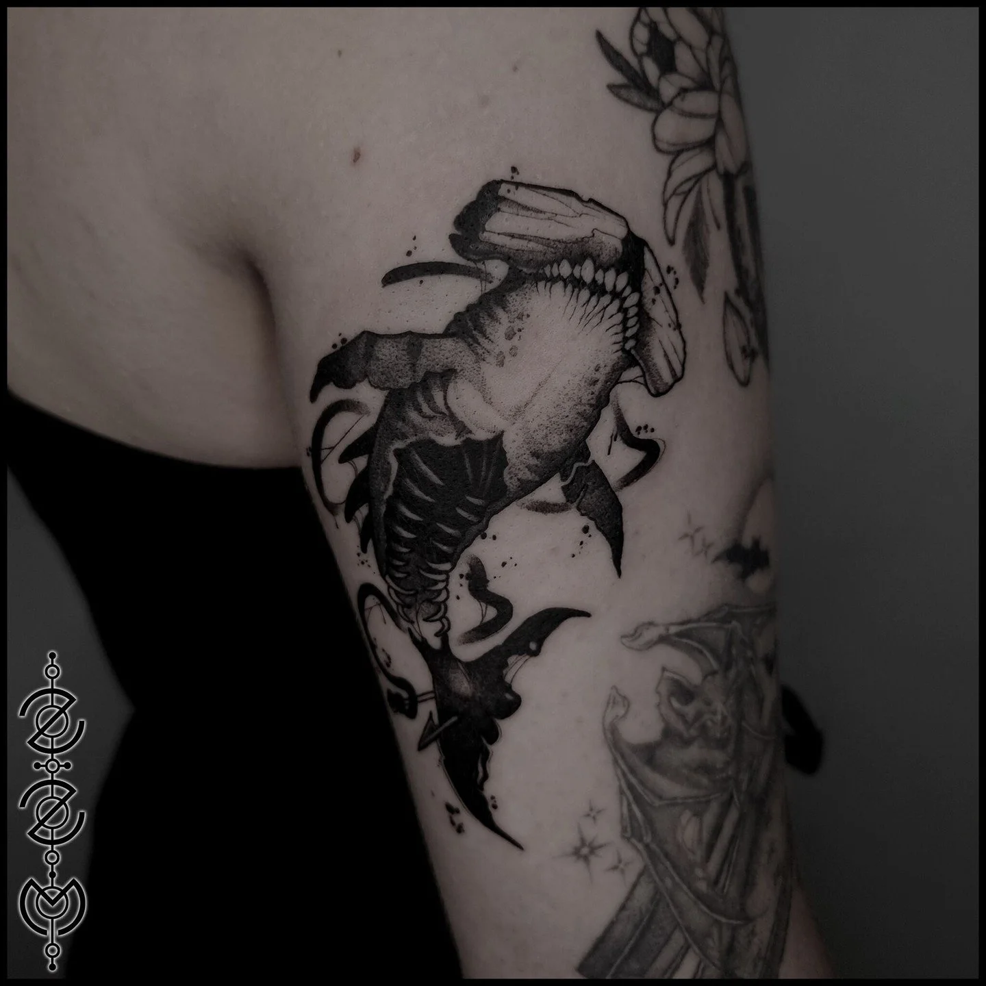 Had a blast designing and tattooing this decaying hammerhead shark, it fits my style so well and I really loved the opportunity to go so dark with it
-
-
-
#sharktattoo #blackworktattoo #bournemouthtattoo