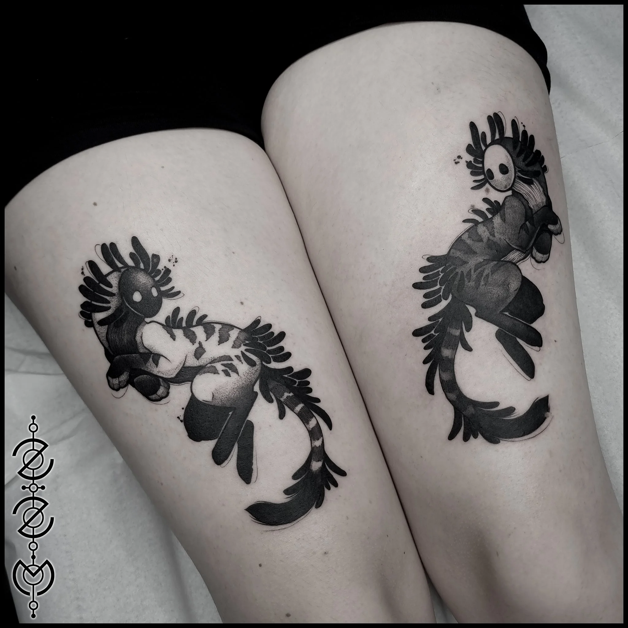 Bold, Illustrative Blackwork
Zakki Masquerade Tattoo Bournemouth ZMTattoo