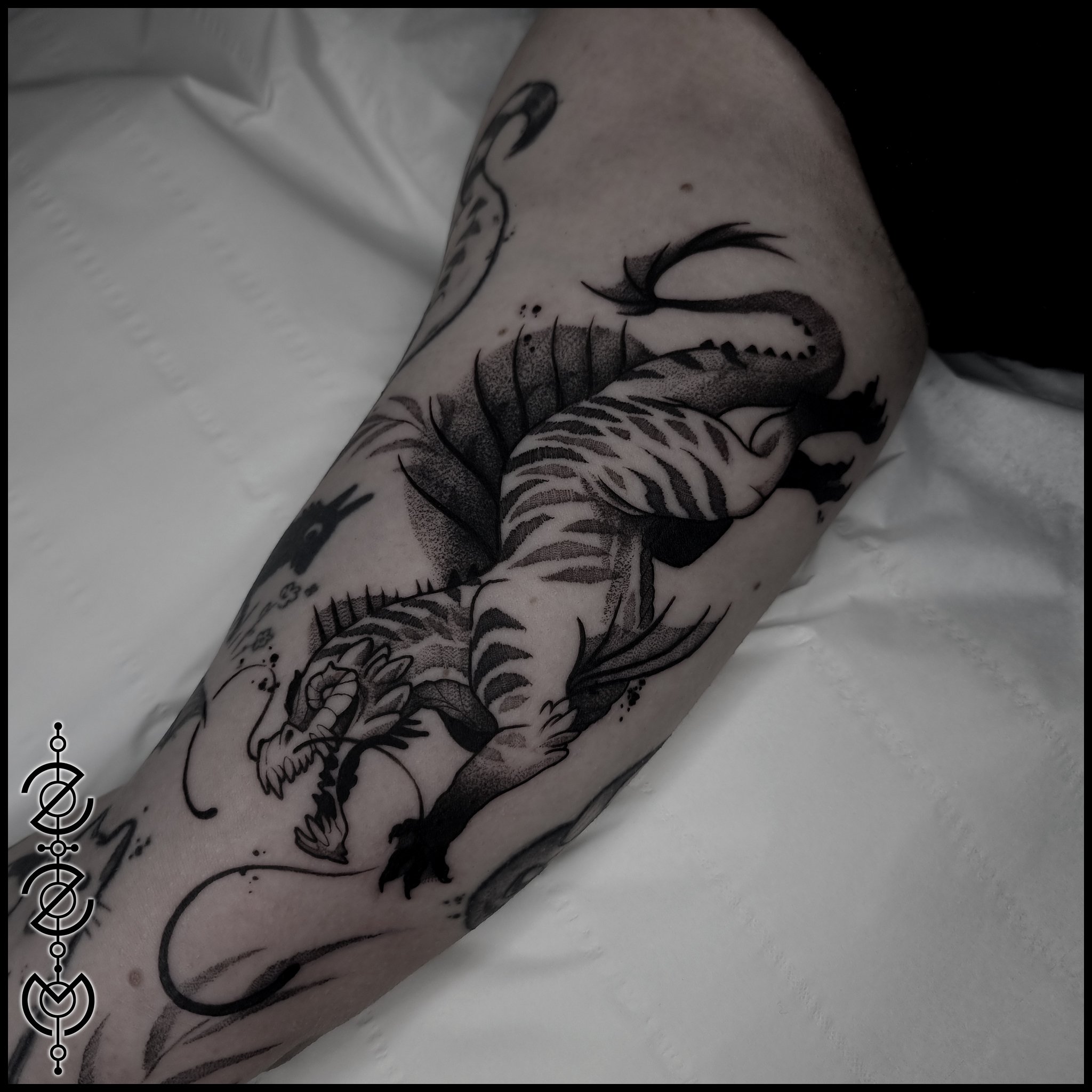 Bold, Illustrative Blackwork
Zakki Masquerade Tattoo Bournemouth ZMTattoo