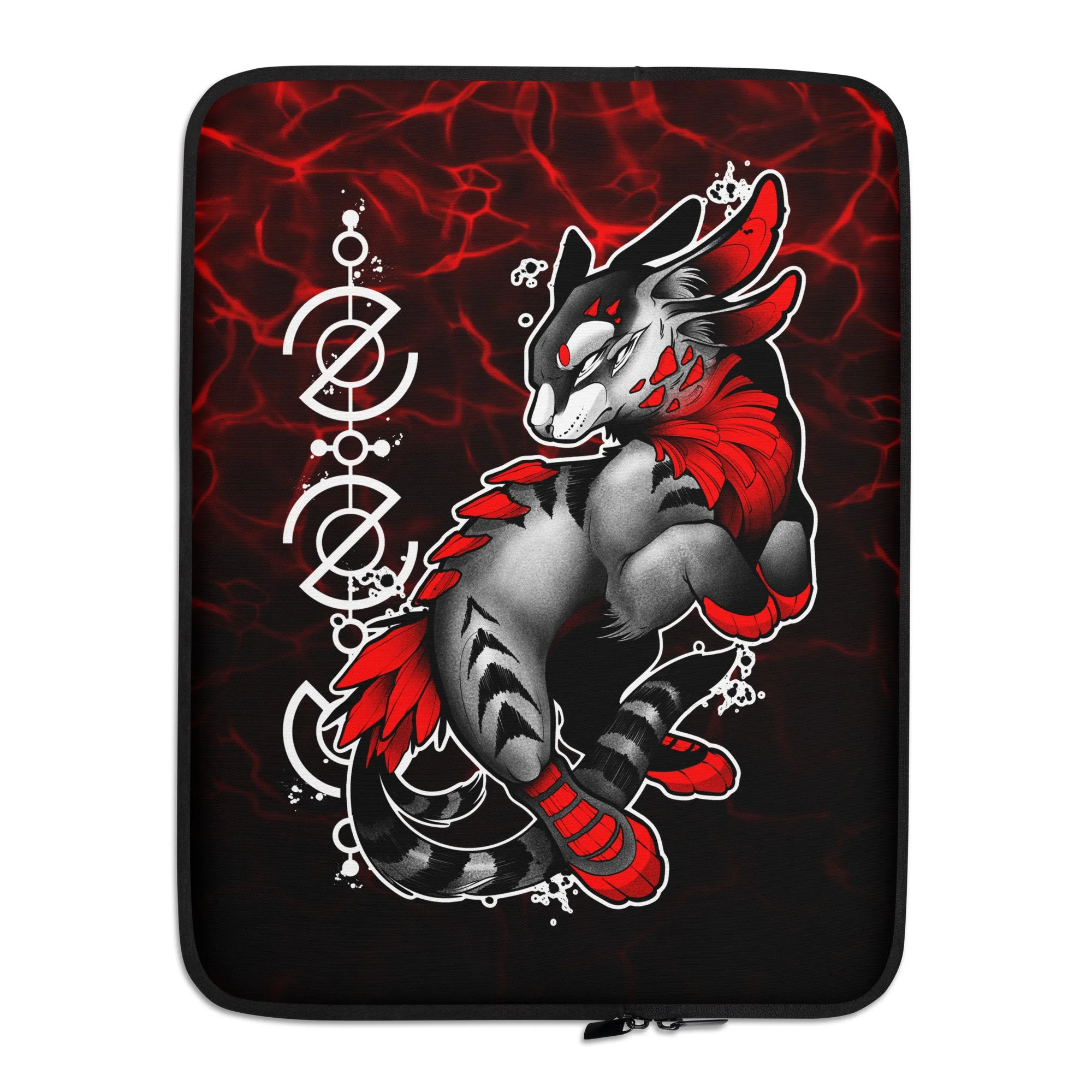 Genesis Laptop and Tablet Sleeve - Black and Red