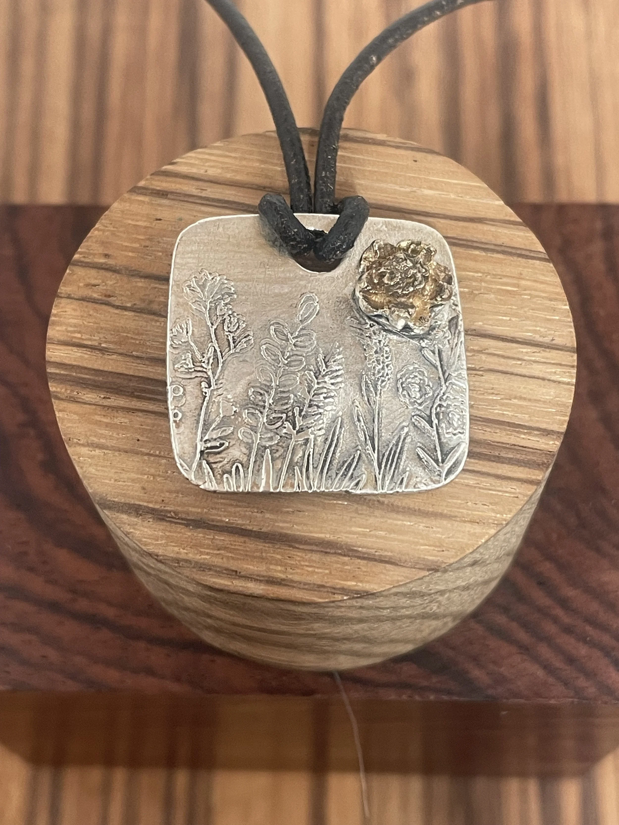 Golden Flower Necklace