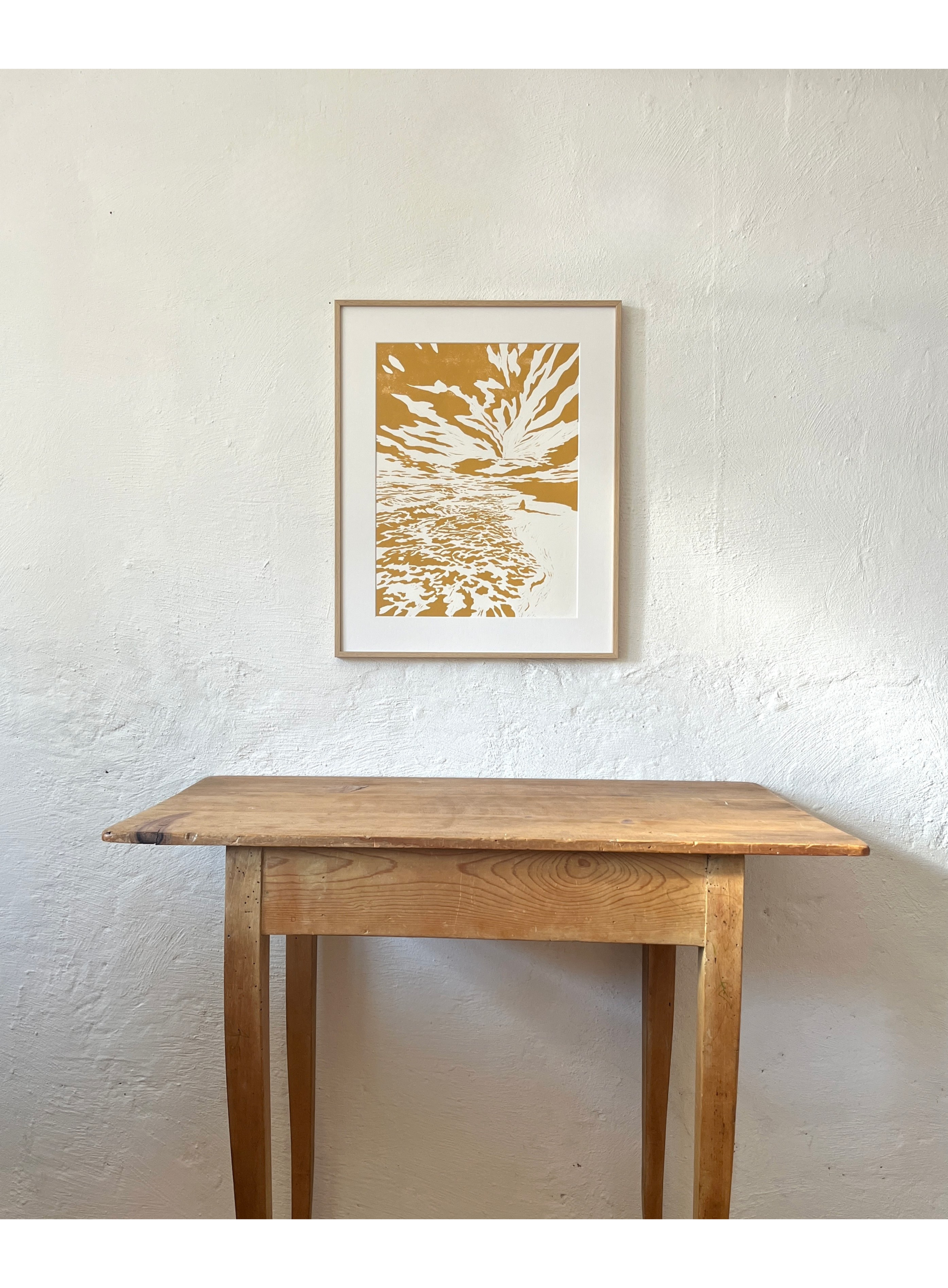 Rahmung für WEIT (schwarz/ weiß/ holznachbildung)