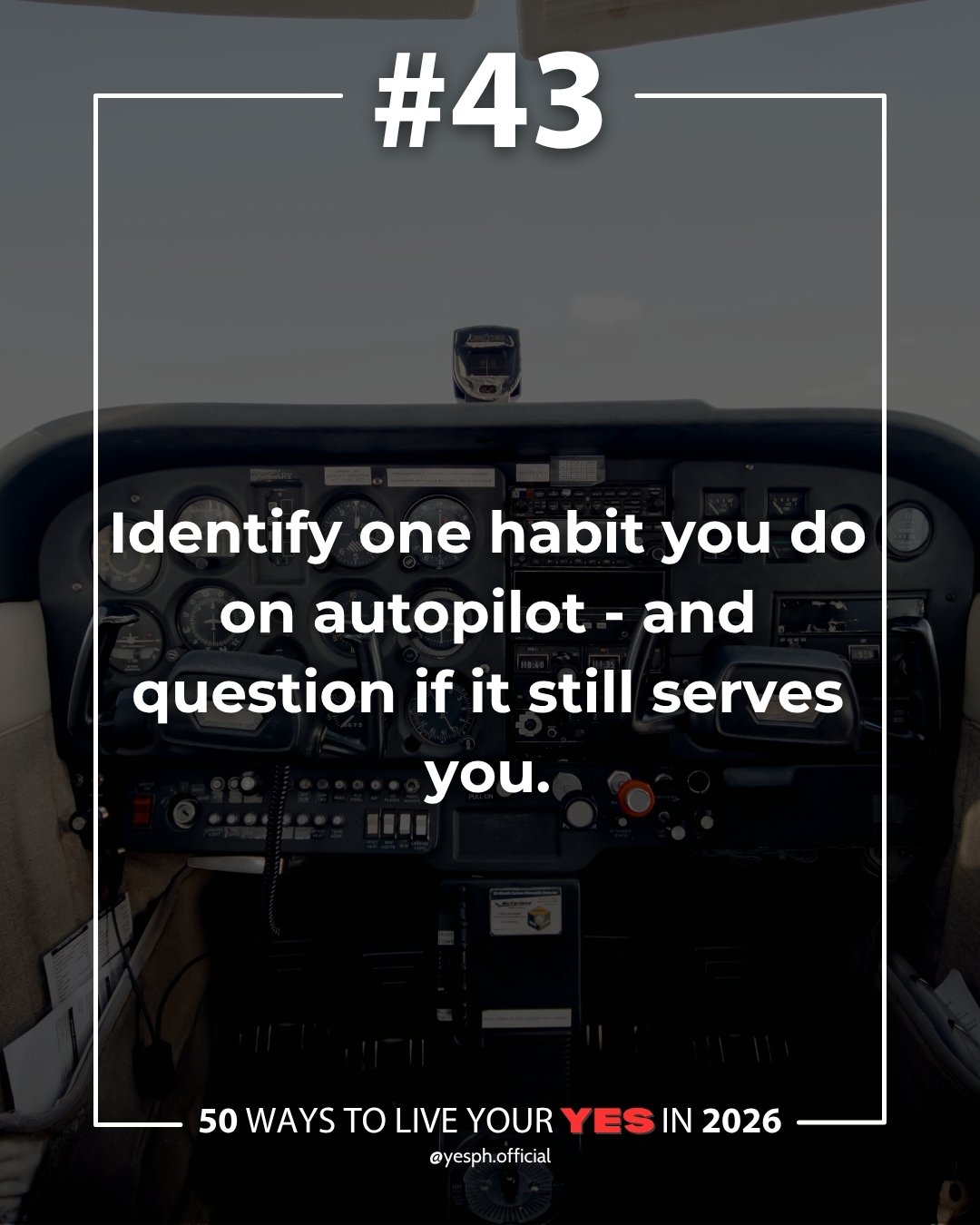 Identify one habit you do on autopilot - scrolling, snacking, overworking - and ask yourself:
Does this still serve me?

Every habit you question is a chance to choose better. 

Learn more at the link in the comment section!