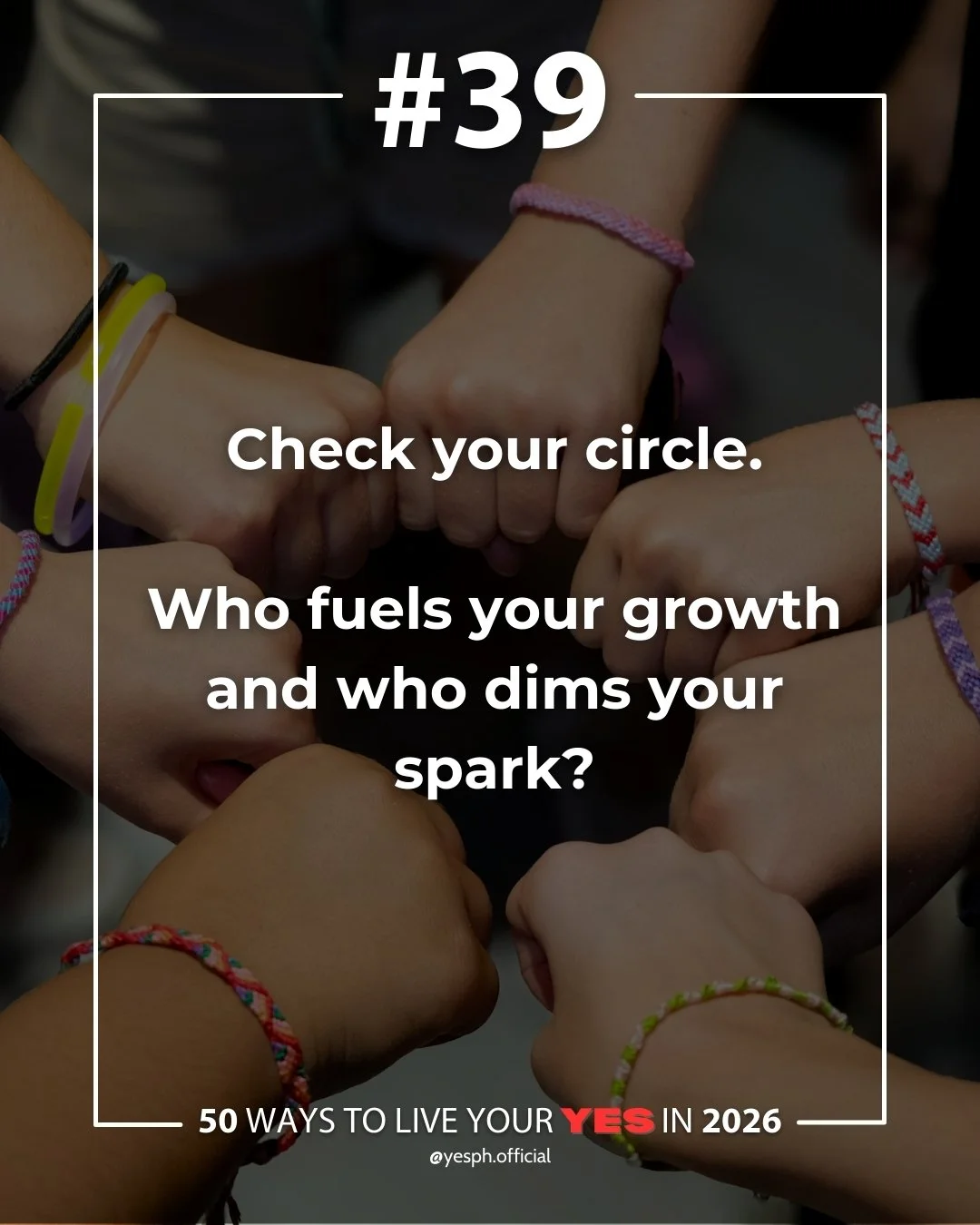 Check your circle - who fuels your growth and who dims your spark? ✨

The people around you shape your mindset, energy, and direction.

Choose relationships that inspire progress, not drain it.

Learn more at the link in bio!
