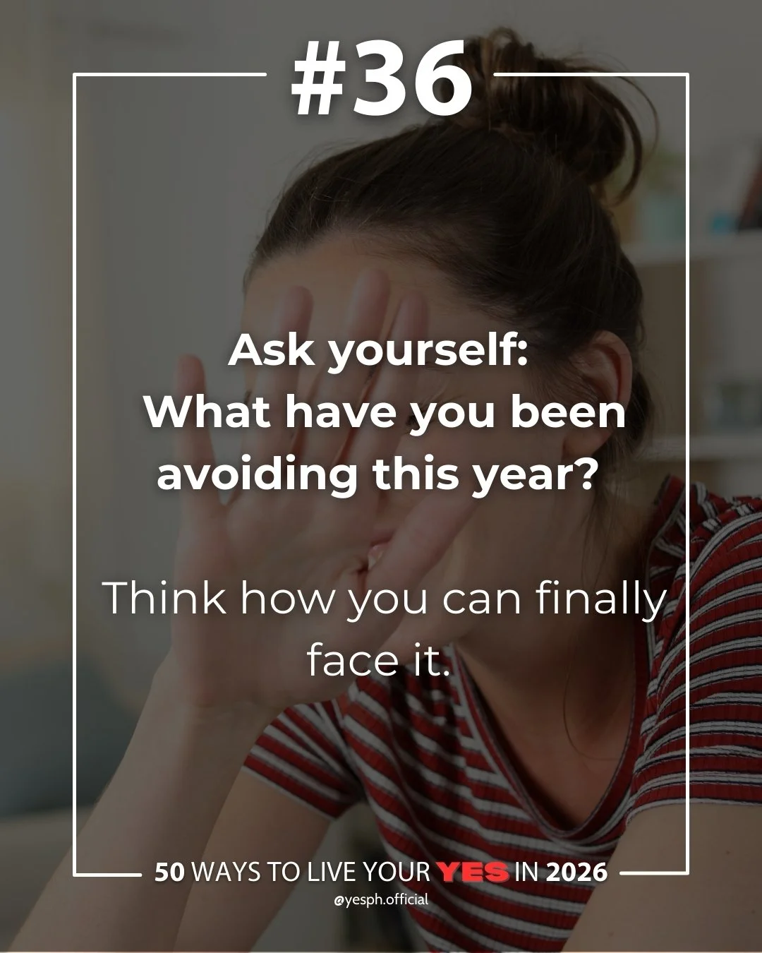 Ask yourself: What have you been avoiding this year? 💭

Avoidance keeps us safe for a while, but it also keeps us stuck.

Courage isn&rsquo;t about never feeling fear. It&rsquo;s about facing what matters anyway.

The moment you confront what you&rs