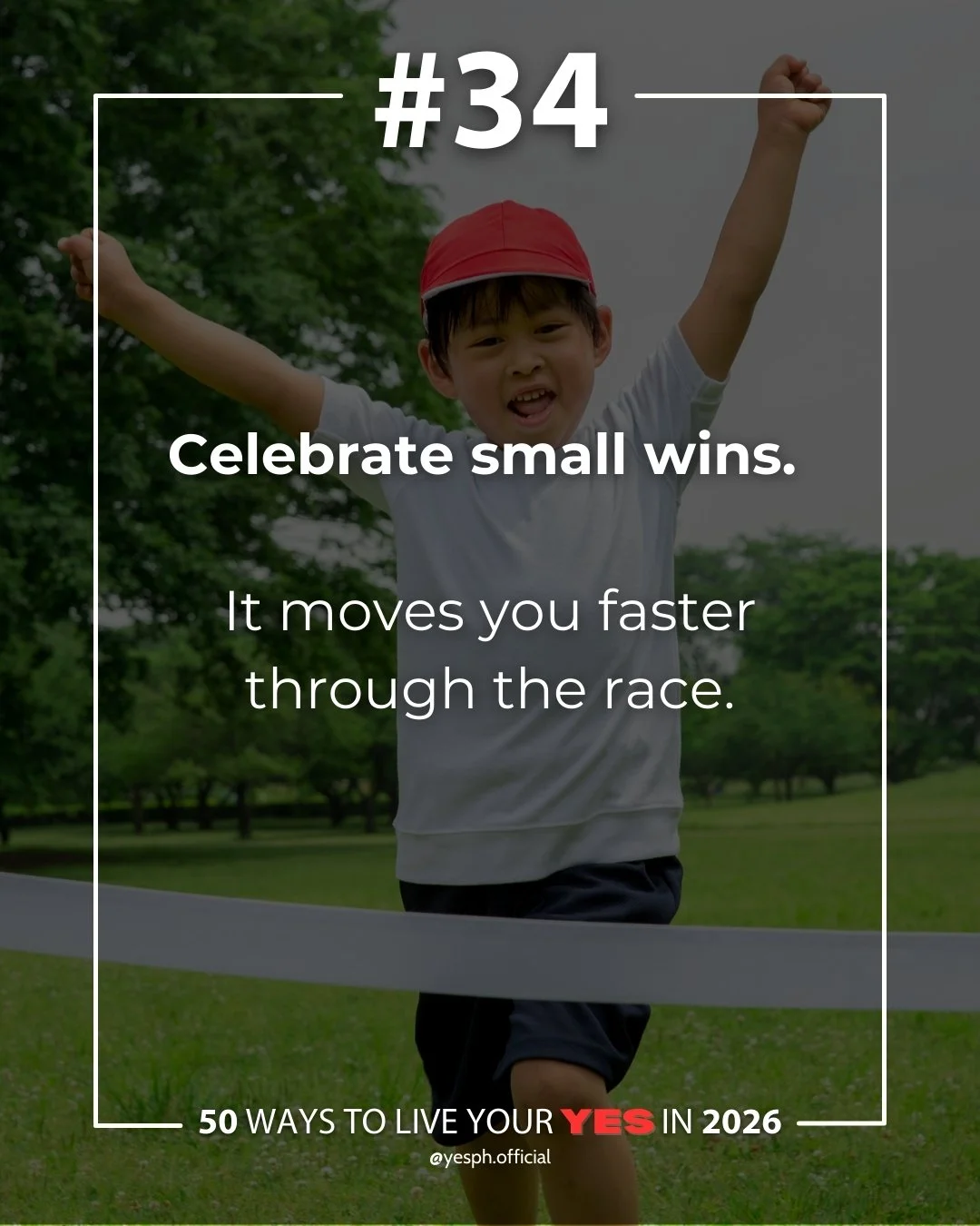 Celebrate your small wins. 🥂

Every step forward, no matter how tiny, moves you faster through the race than waiting for one big victory.

Progress isn&rsquo;t always loud; sometimes, it&rsquo;s a quiet moment of pride that keeps you going. 🌱