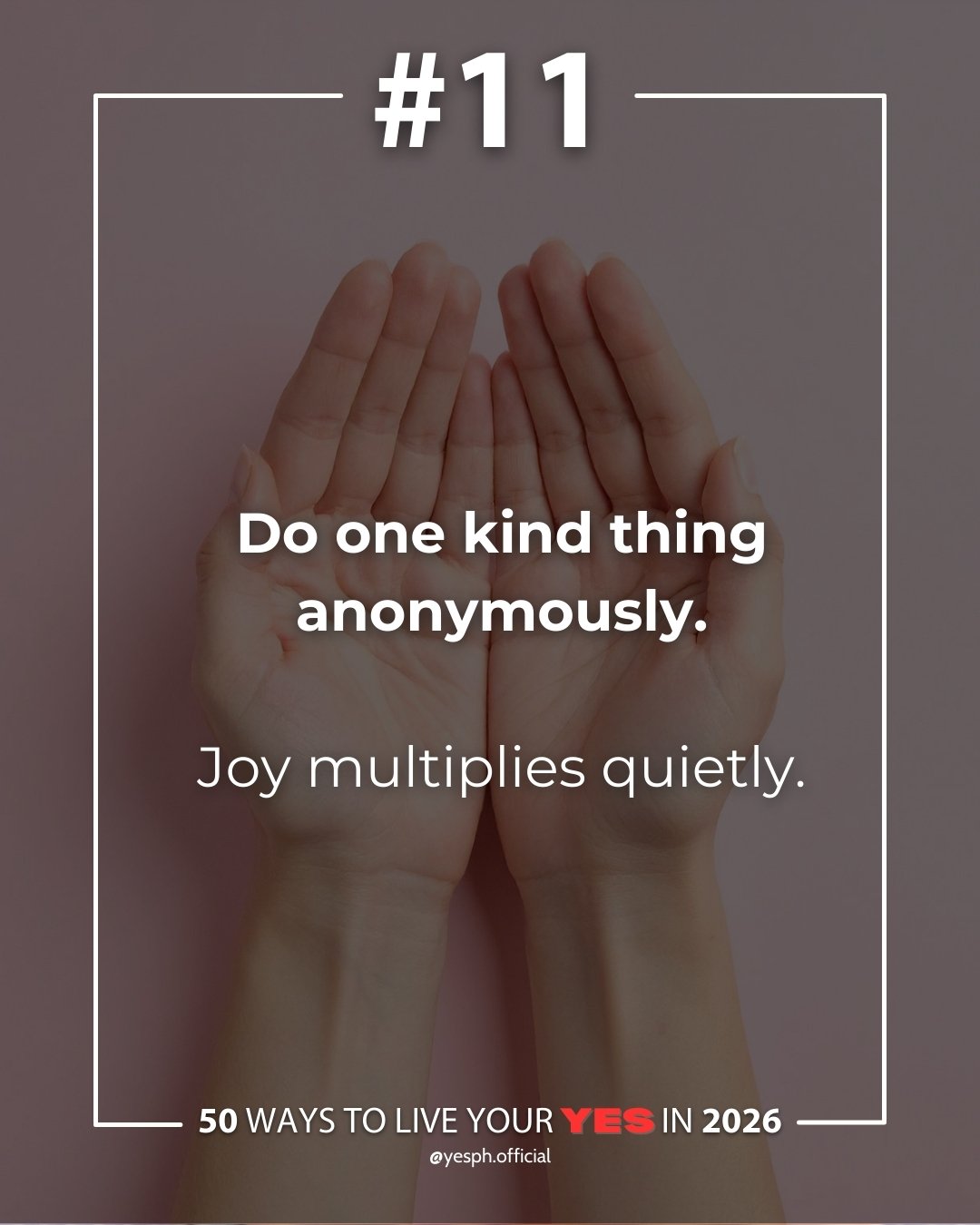 Do one kind thing anonymously.
No posting. No credit. Just intention.

Quiet acts of kindness still create real impact.
They support mental well-being, strengthen emotional health, and make everyday life feel a little lighter.